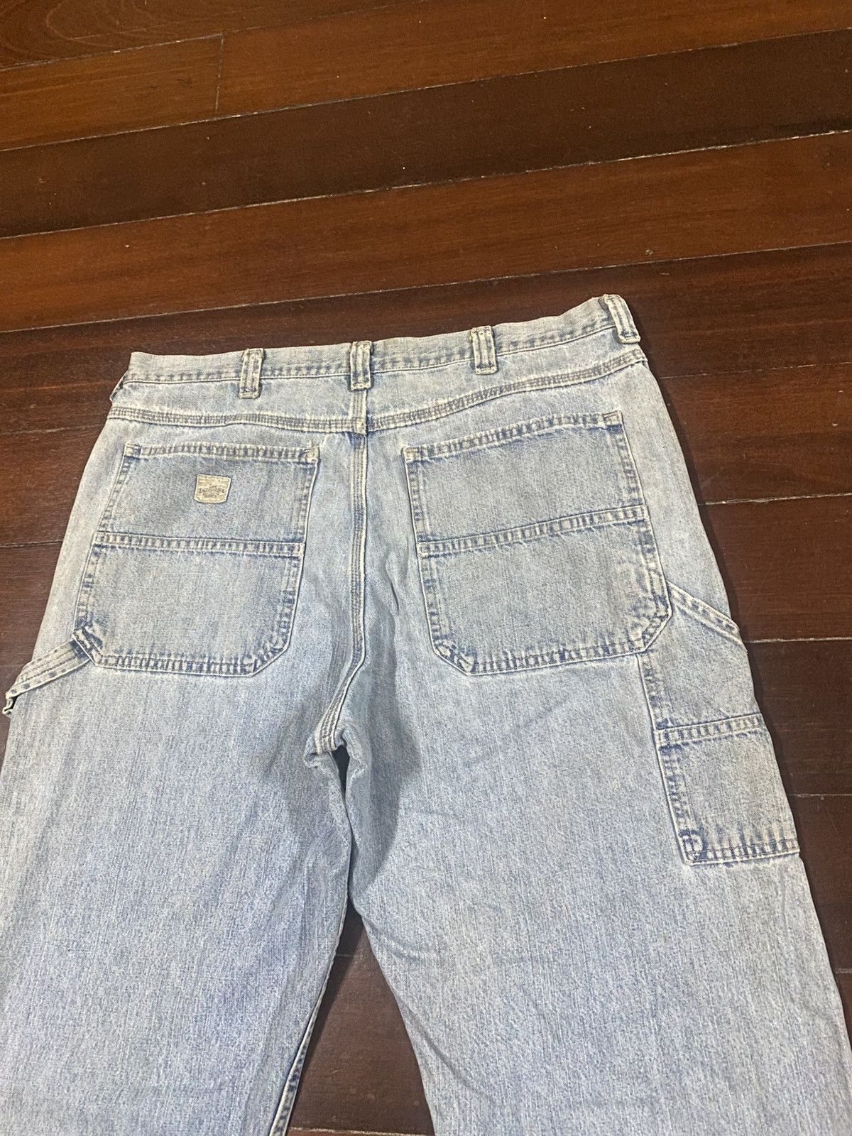 Japanese Brand VINTAGE DENIM CARPENTER DETROIT CHORE JEANS LEE DUNGAREES Size US 39 - 17 Thumbnail