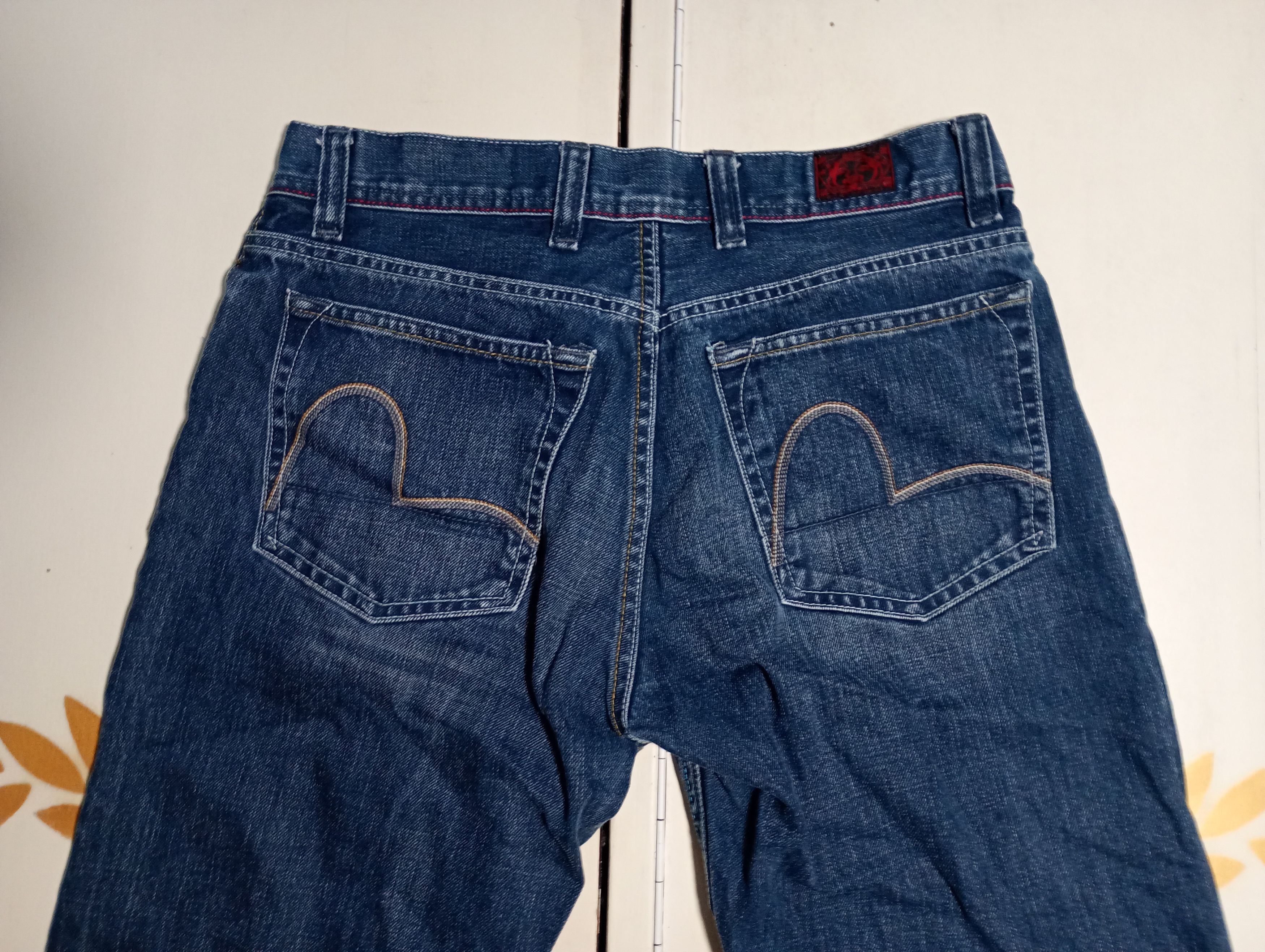 Evisu Evisu Ev.Genes Blue Selvege Jeans Vintage Size US 30 / EU 46 - 18 Thumbnail