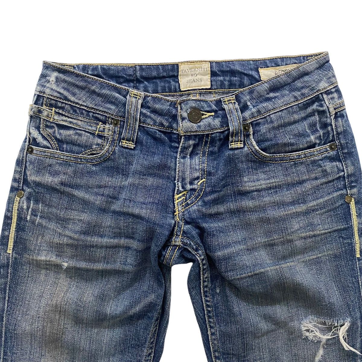 If Six Was Nine ✨nice design Taverniti so jeans Peggy distressed jeans Size US 28 / EU 44 - 4 Thumbnail