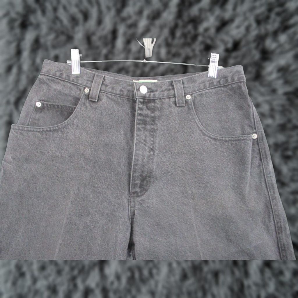 Guess VINTAGE Guess Jeans Mens 34x32 Gray High Rise Straight Denim Made USA 90s Size US 34 / EU 50 - 1 Thumbnail