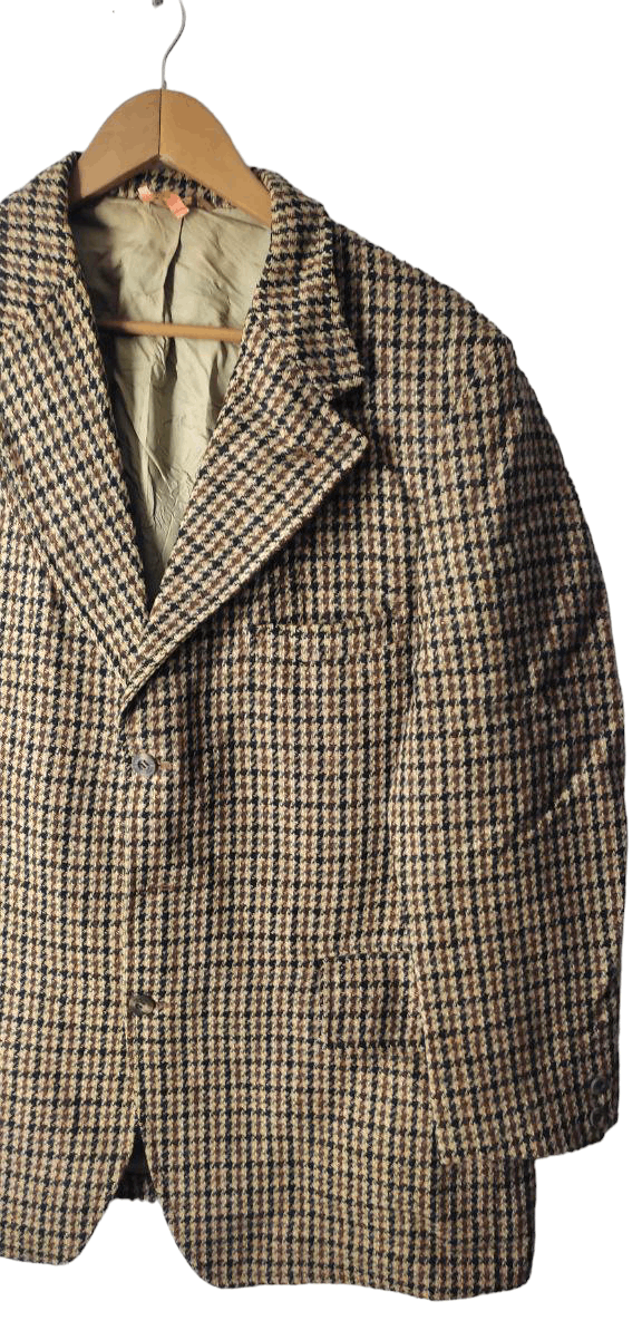 Harris Tweed HARRIS TWEED CHECKBLAZER JACKET Size L / US 10 / IT 46 - 3 Thumbnail