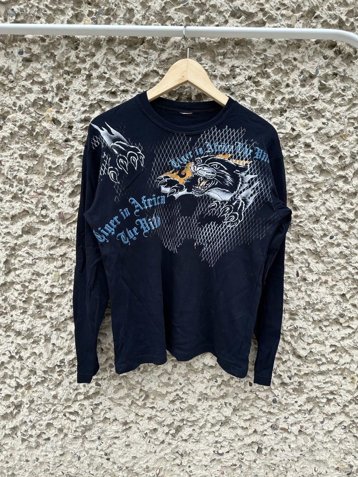 Vintage Vintage 2000s y2k tattoo ed Hardy’s vibe long sleeve tee Size US L / EU 52-54 / 3 - 1 Thumbnail