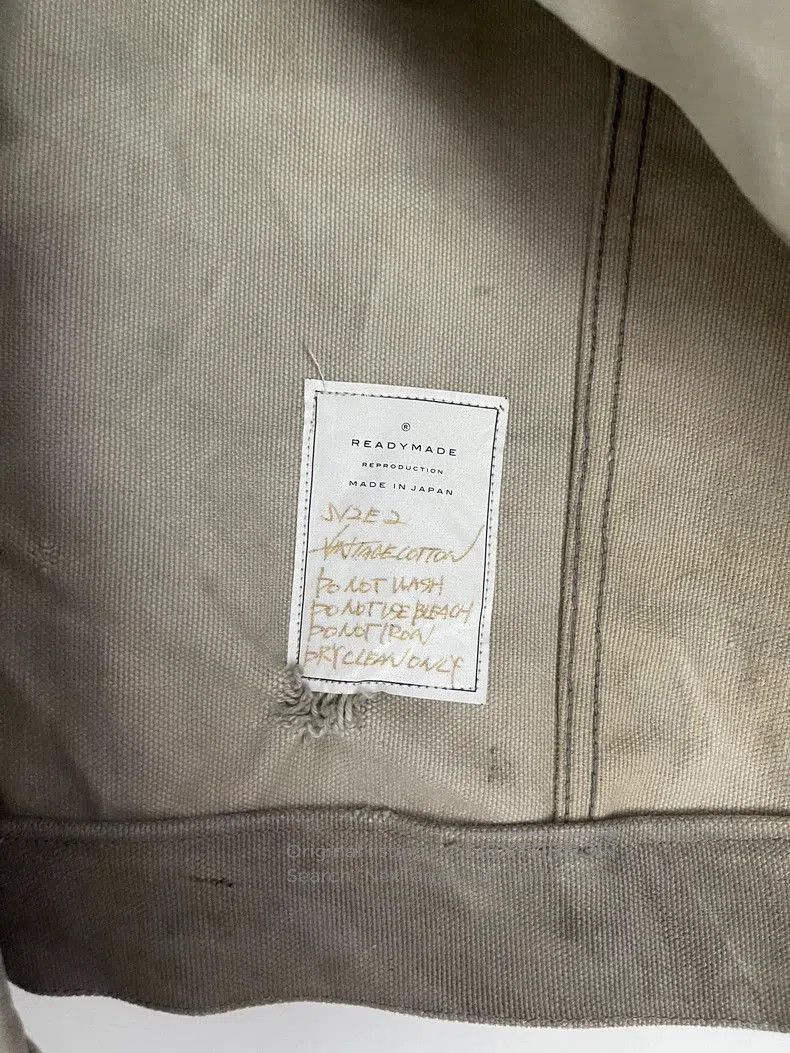 READYMADE READYMADE Cement Gray Military Jacket. Size US M / EU 48-50 / 2 - 7 Thumbnail