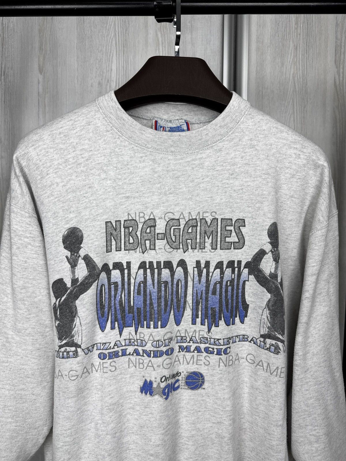 Spalding Spalding NBA vintage 90s The wizard Orland Magic sweatshirt Size US L / EU 52-54 / 3 - 3 Thumbnail