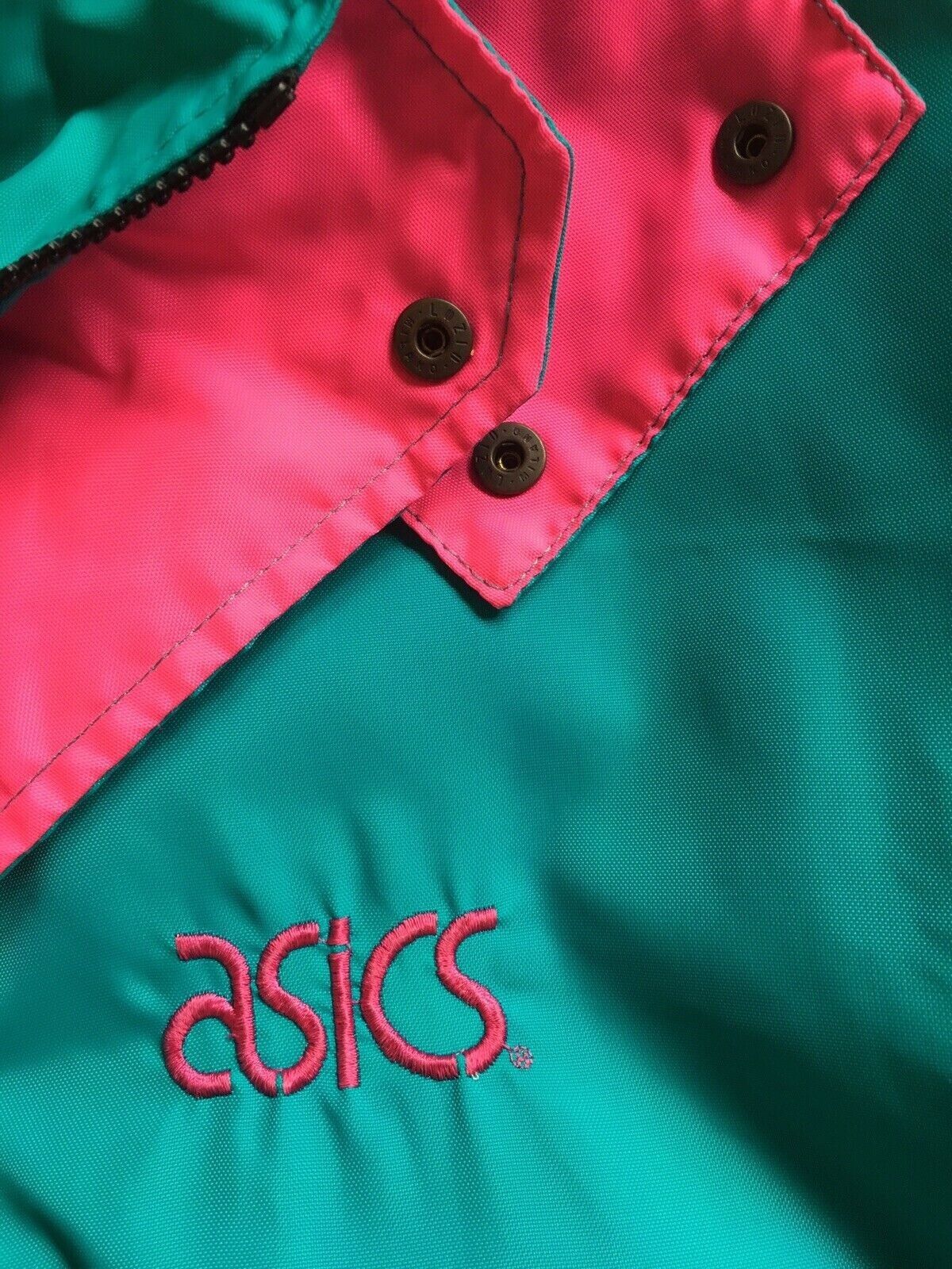 Asics VINTAGE ASICS JACKET MENS NYLON 1990s Italy 90s BLOKE RAVE Size US S / EU 44-46 / 1 - 13 Thumbnail