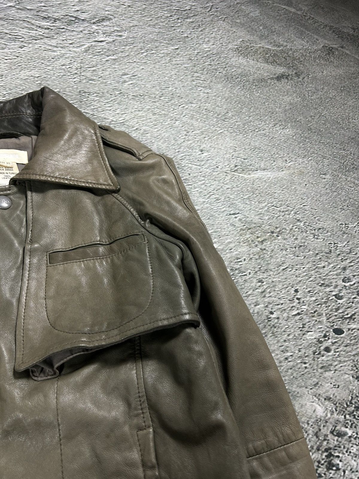 Diesel Diesel leather jacket brown vintage avant garde Size XS / US 0-2 / IT 36-38 - 6 Thumbnail