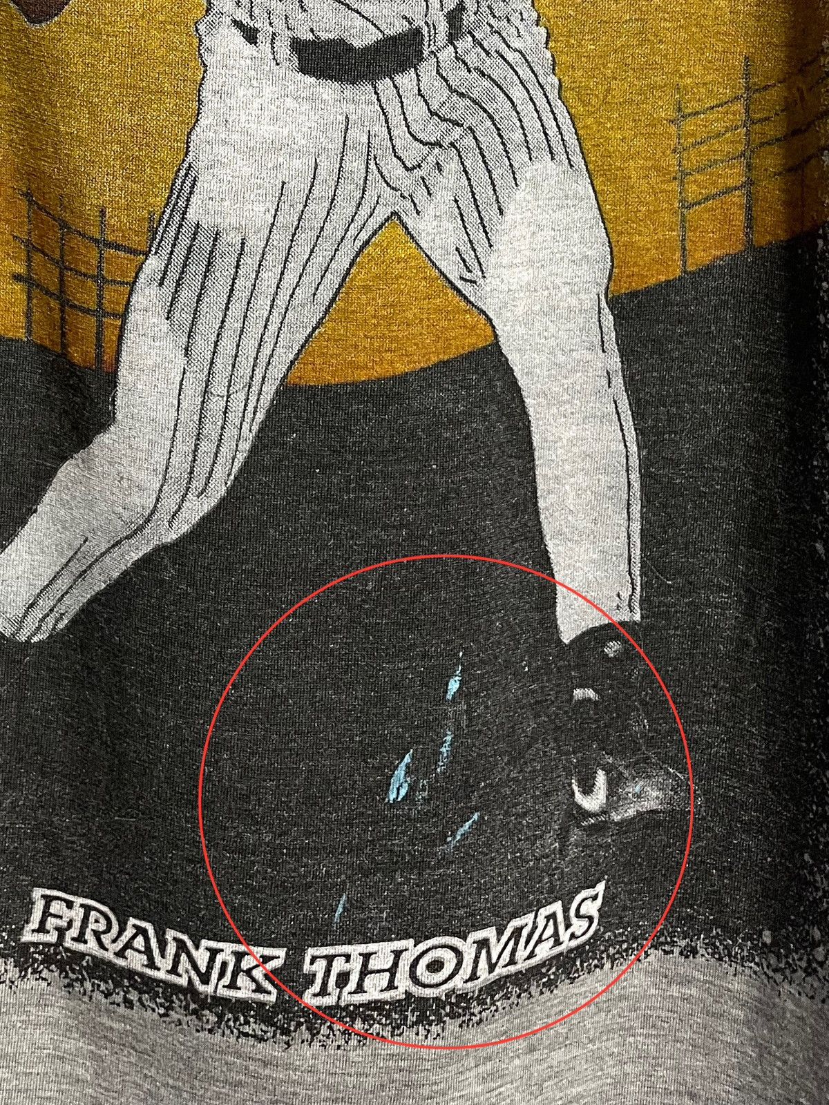 MLB Vintage 90s Chicago White Sox Frank Thomas MLB T-Shirt Size US L / EU 52-54 / 3 - 8 Thumbnail