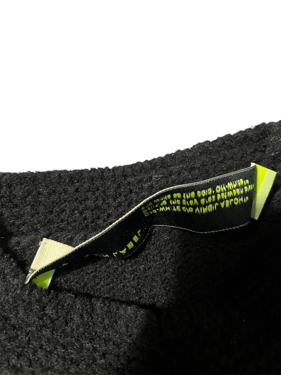 Off-White Off-White "OW" Logo Knit Sweater Black Size US L / EU 52-54 / 3 - 9 Thumbnail
