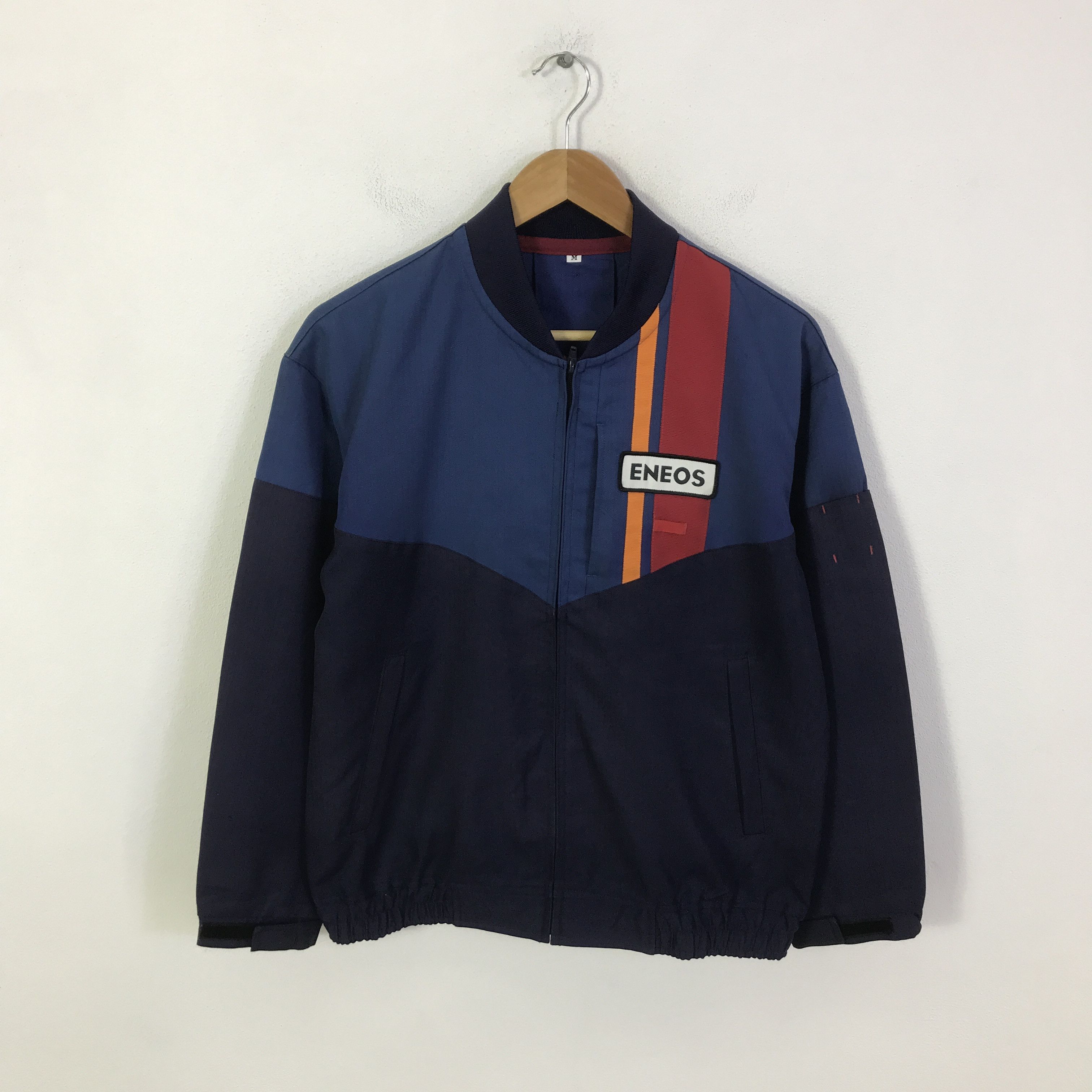 Japanese Brand Vtg Eneos Oil Japan Uniform jacket K101B5 Size US L / EU 52-54 / 3 - 1 Thumbnail