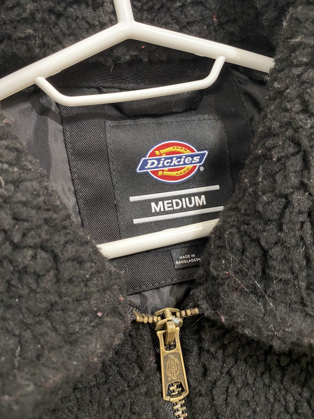 Dickies Dickies Black Sherpa Jacket Zip Up Size US M / EU 48-50 / 2 - 9 Thumbnail