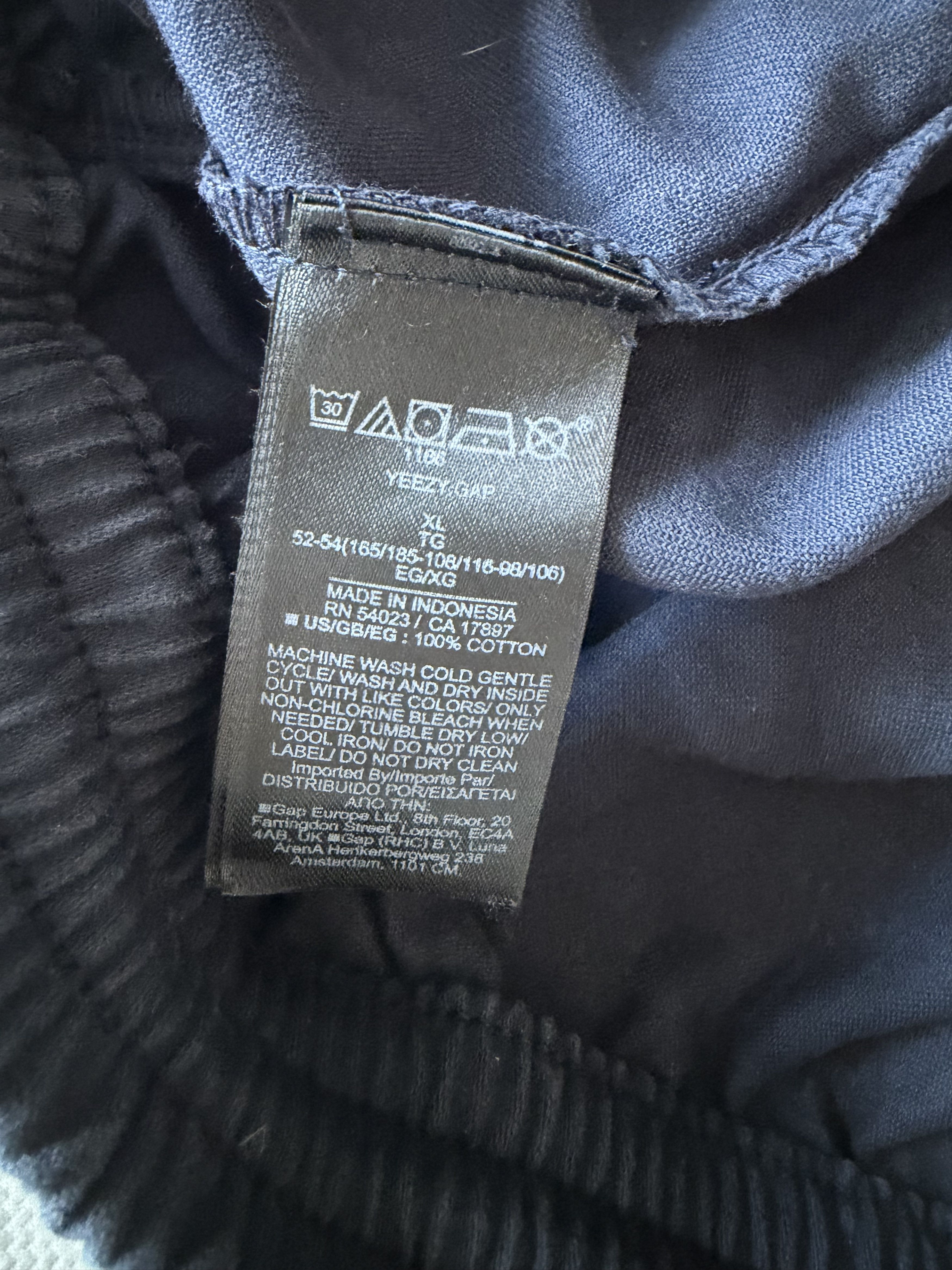 Balenciaga × Gap × Yeezy Yeezy gap blue cotton cargo pant Size US 38 / EU 54 - 4 Thumbnail