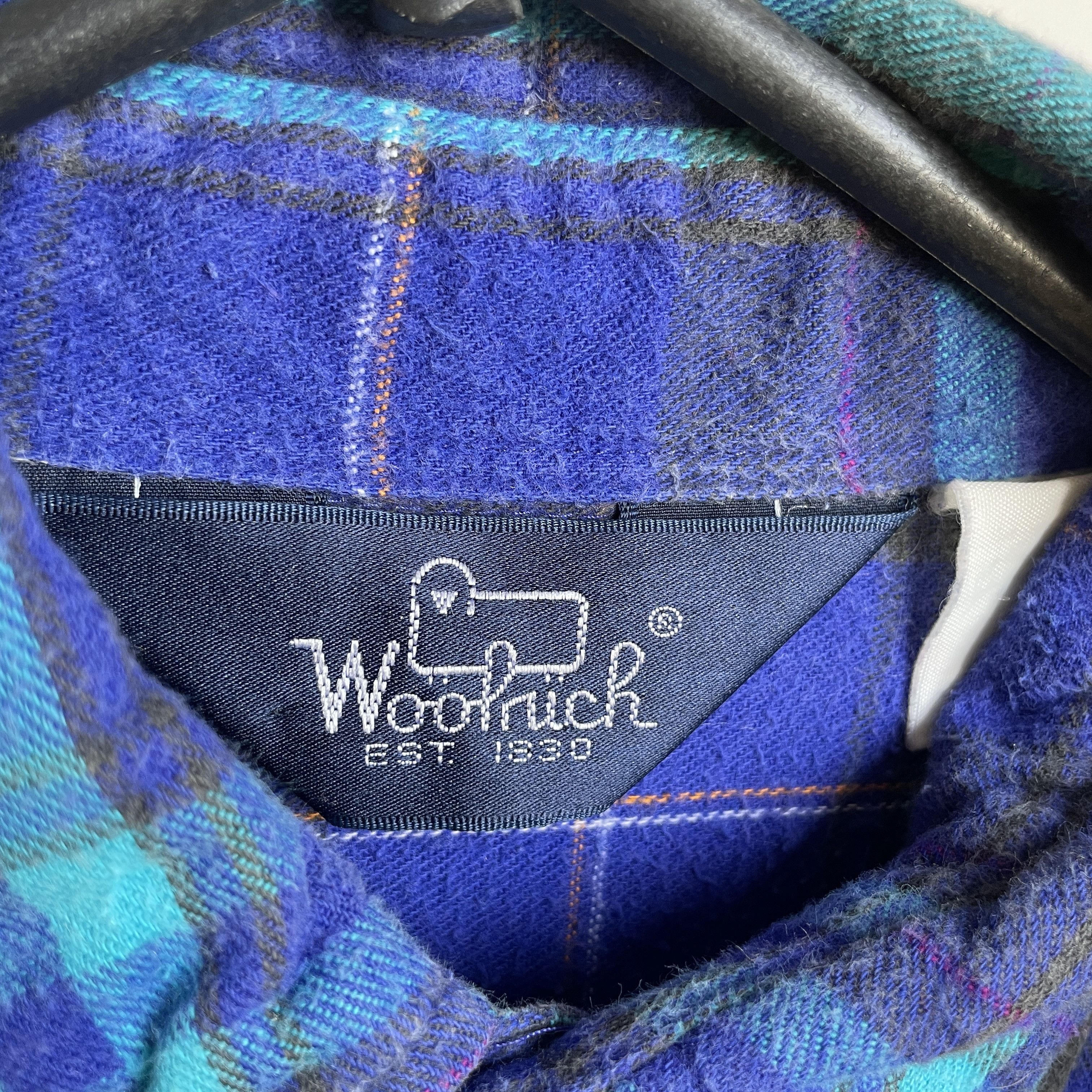 Flannel Woolrich Vintage 80's Plaid Flannel Shirt Size M Size US M / EU 48-50 / 2 - 6 Thumbnail