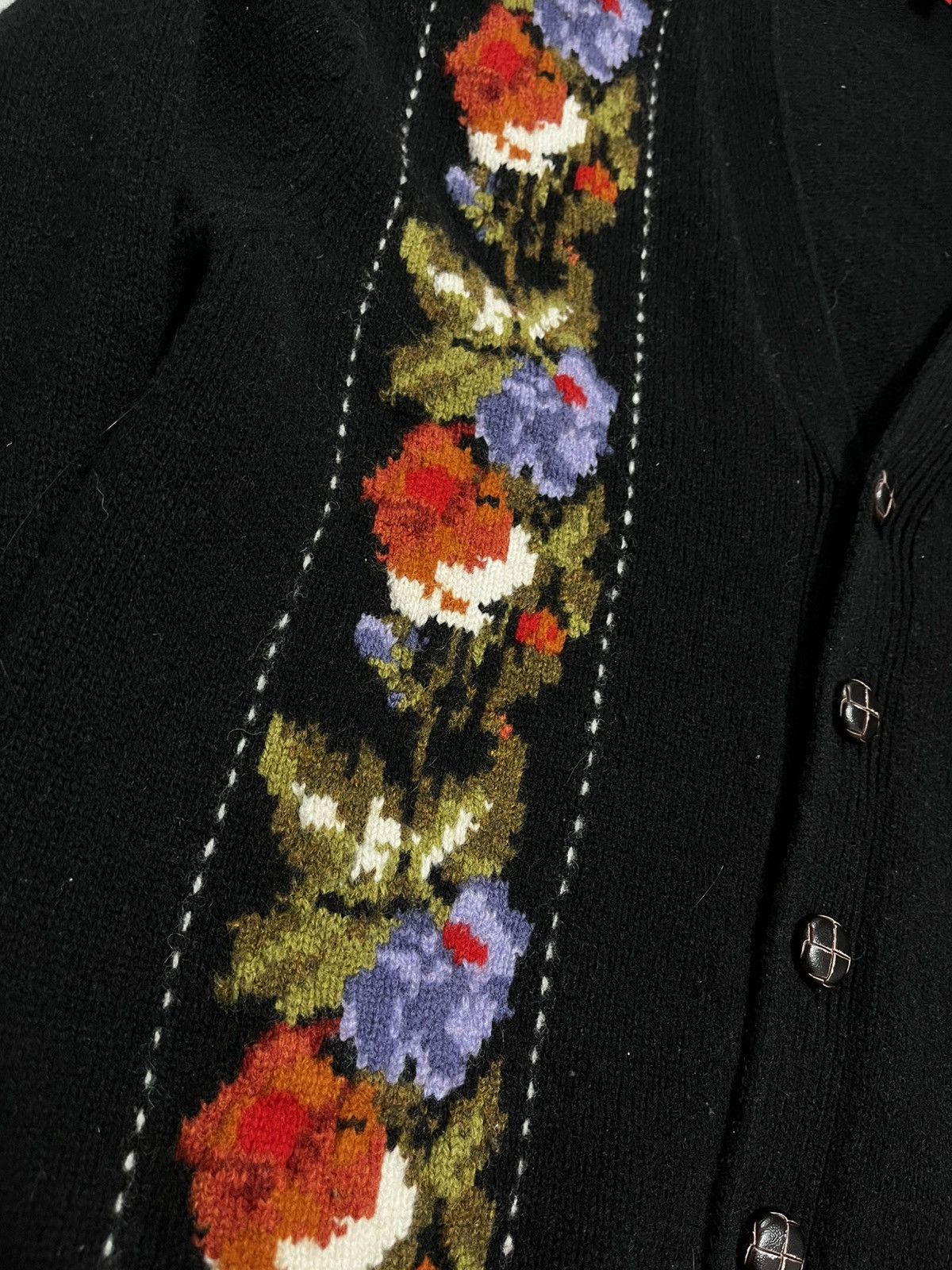 Supreme Floral Stripe Cardigan