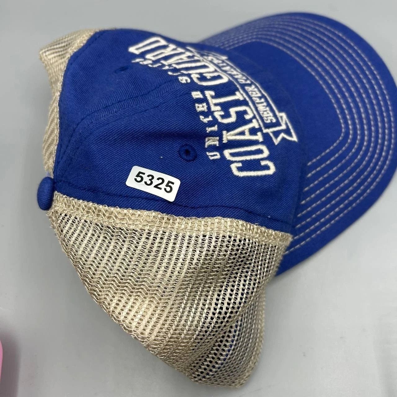 The Game United States Coast Guard Trucker Hat Men Blue Snap Back Size ONE SIZE - 8 Thumbnail