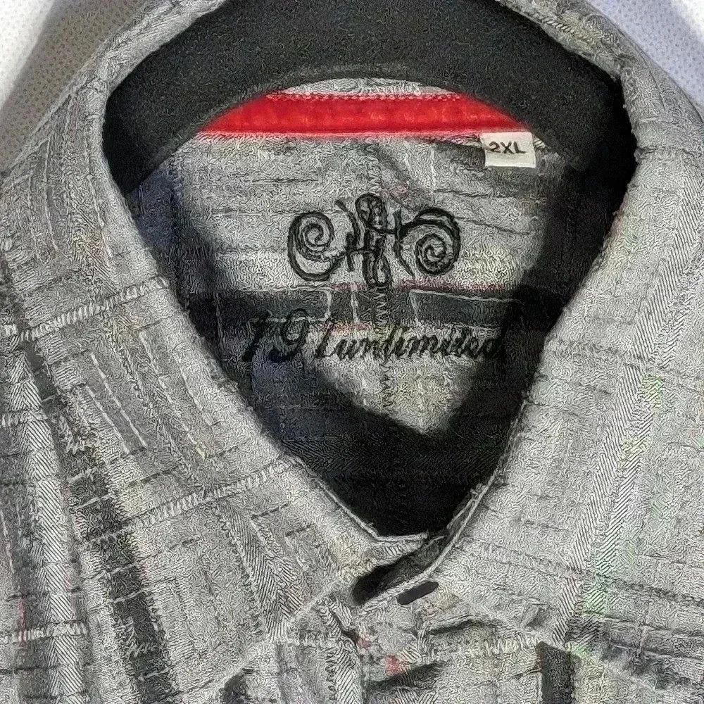 Other 191 Unlimited Graphic striped square Button Down shirt XXL Size US XXL / EU 58 / 5 - 3 Thumbnail