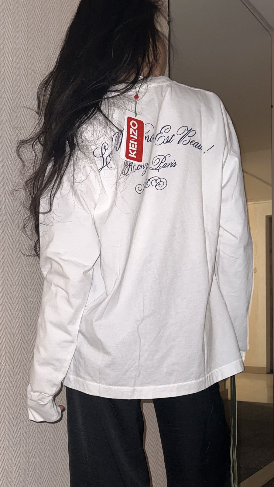 Kenzo Pull Kenzo new white and blue Size US M / EU 48-50 / 2 - 10 Thumbnail