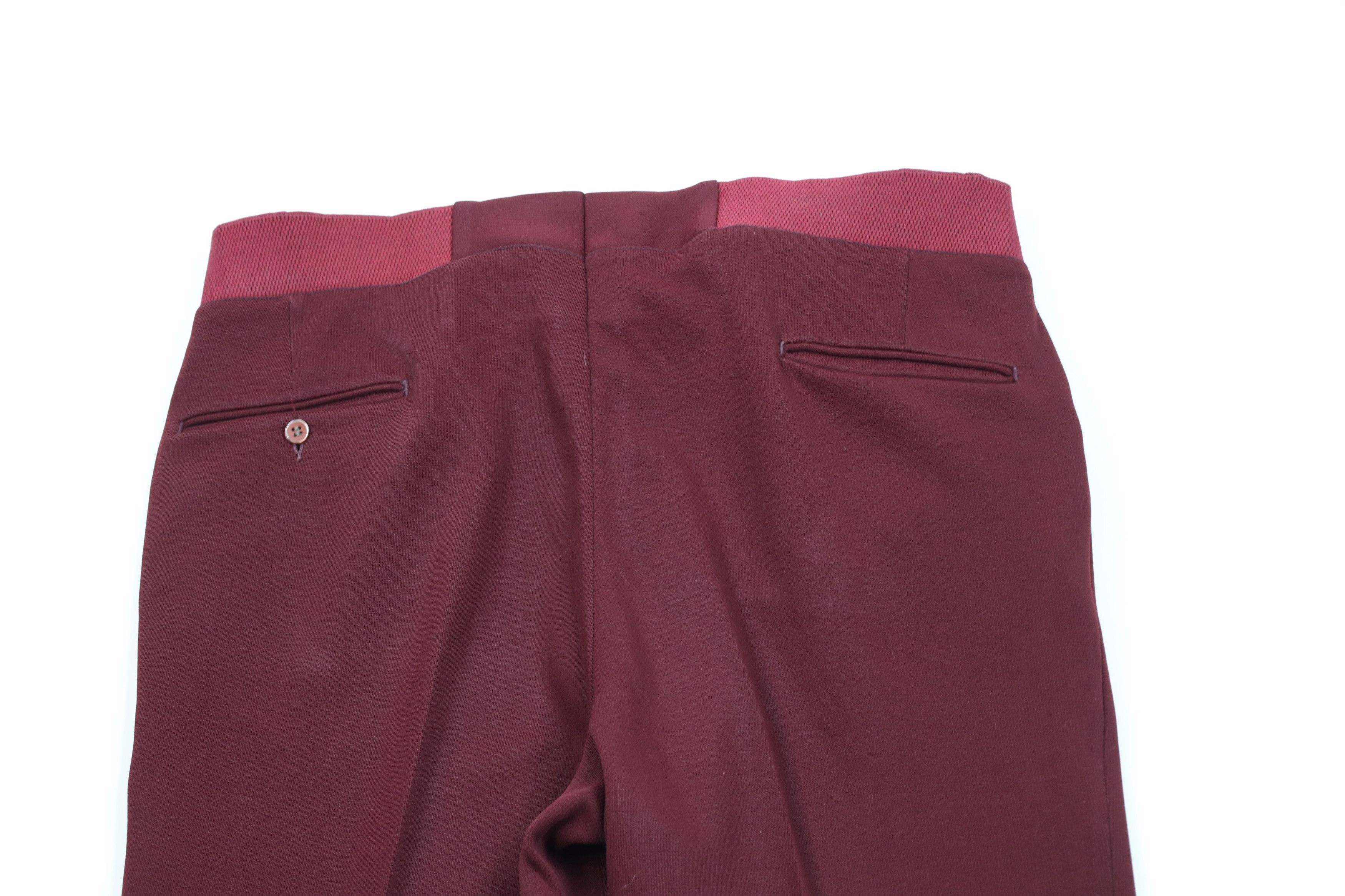 Vintage Vintage 70s Streetwear Knit Wide Leg Chino Pants Red USA Size US 36 / EU 52 - 12 Thumbnail