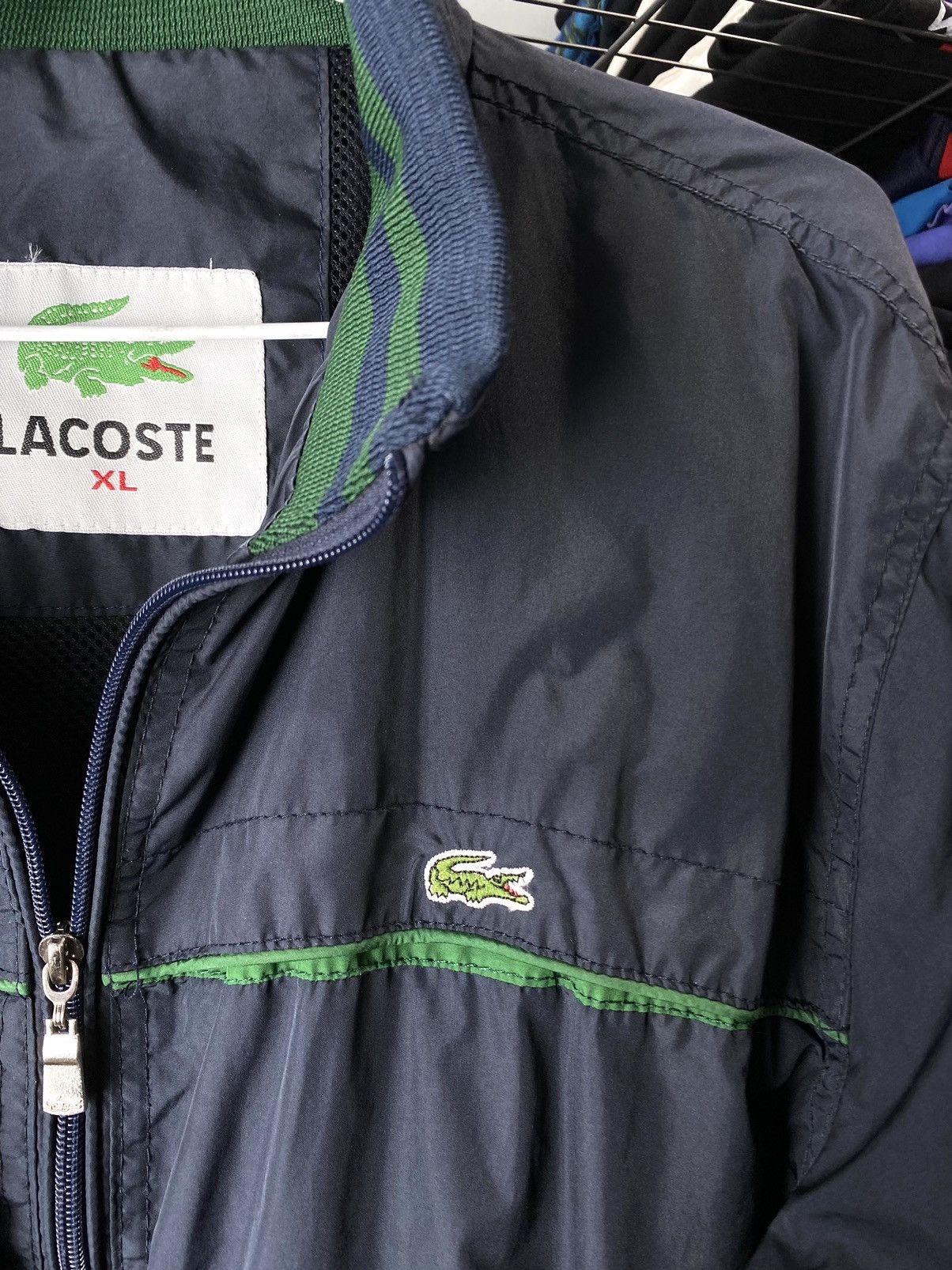 Lacoste Y2K 00’s Vintage Lacoste Jacket France Drill Hype Drip Size US XL / EU 56 / 4 - 3 Thumbnail