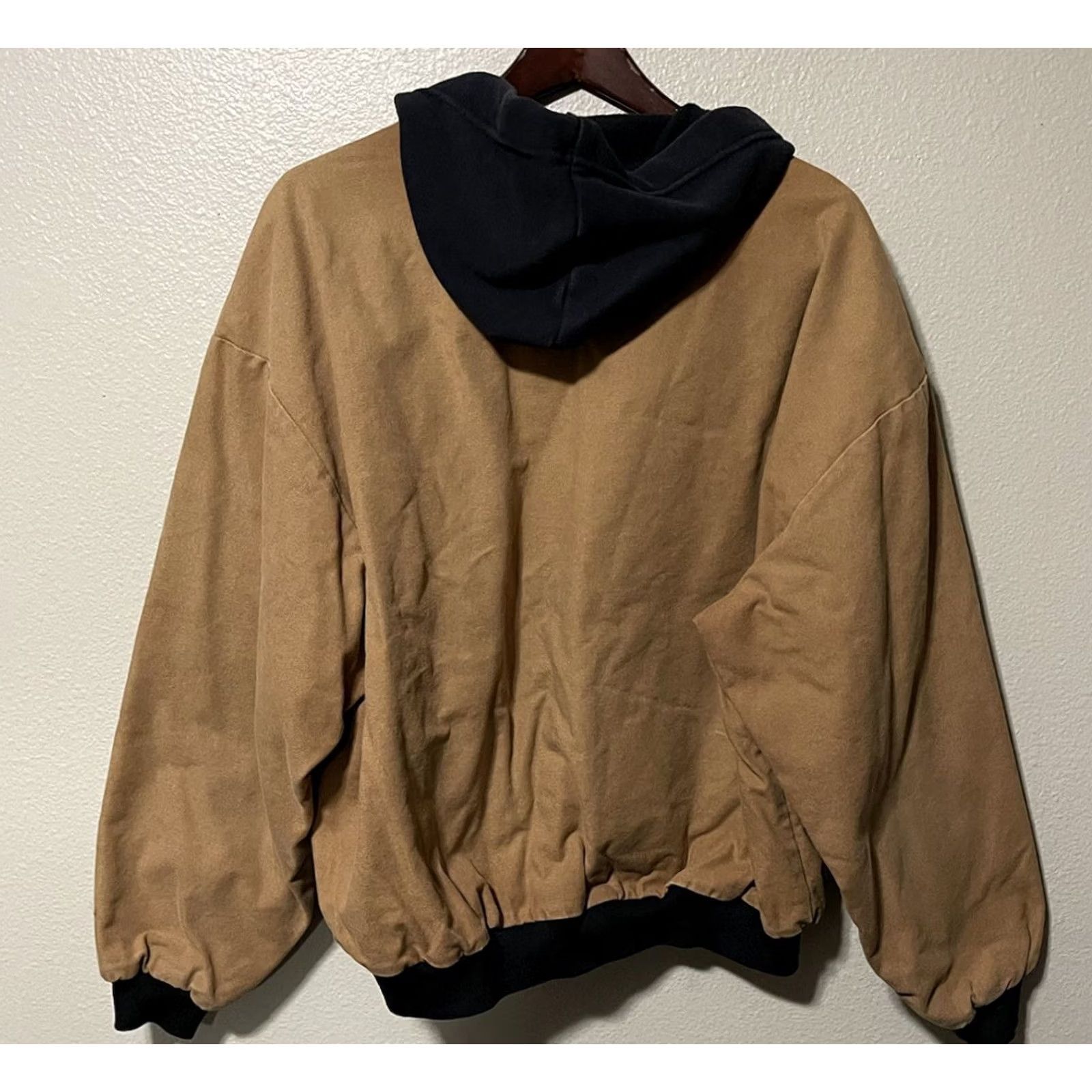 Vintage VINTAGE Swingster Jacket Bomber Gray 2XL/XXL Hooded Heavyweight Canvas Elastic Waist Snap Buttons Embroidered Logo 80s American Mens Short Jacket Coat Size US XXL / EU 58 / 5 - 5 Thumbnail