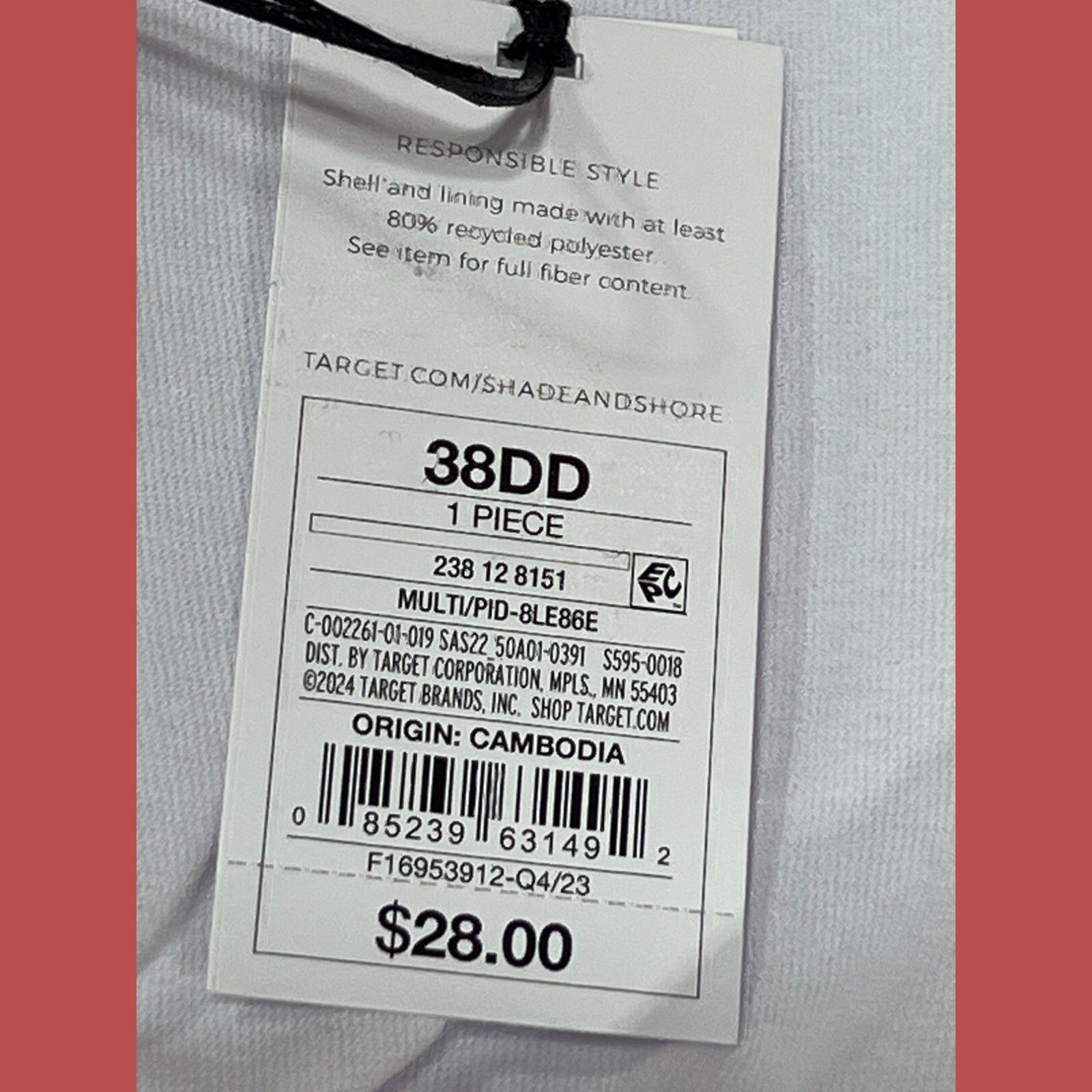 Other Shade & Shore - Women's Ribbed Hidden Underwire Bandeau Biki Size ONE SIZE - 9 Thumbnail