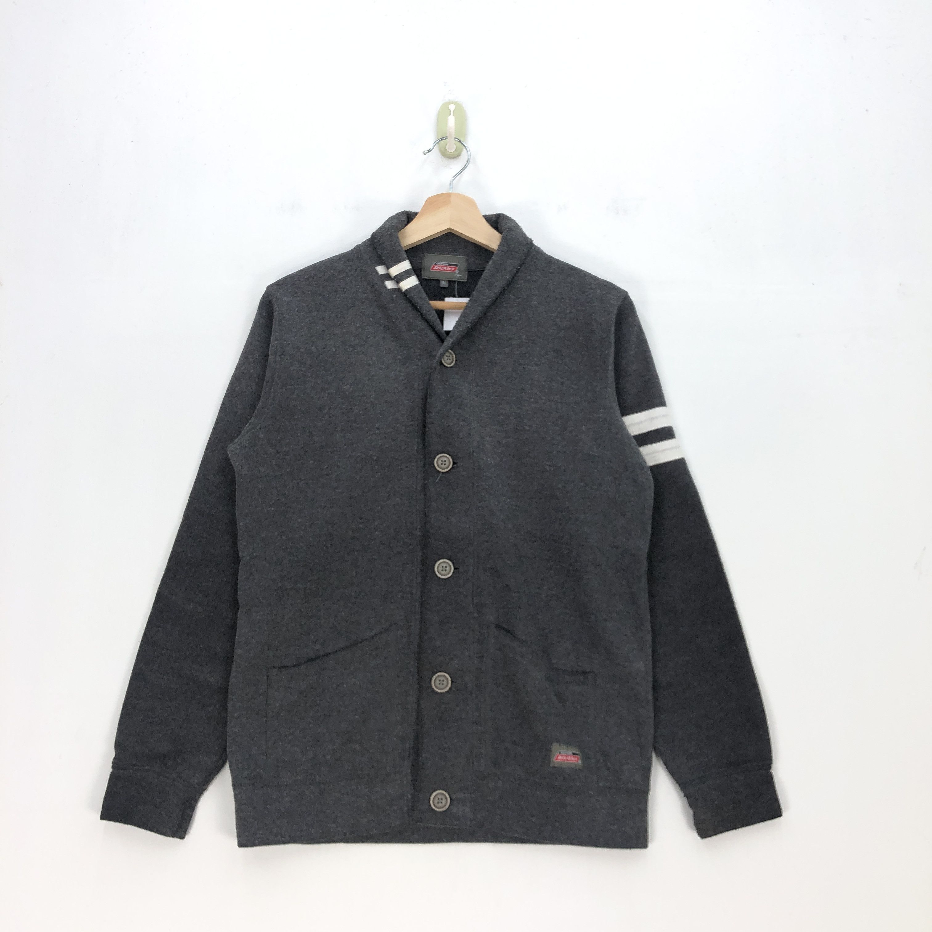 Dickies × Vintage Vintage 90s Dickies Sweater Cardigan Varsity Sweatshirt | . Size US M / EU 48-50 / 2 - 1 Thumbnail