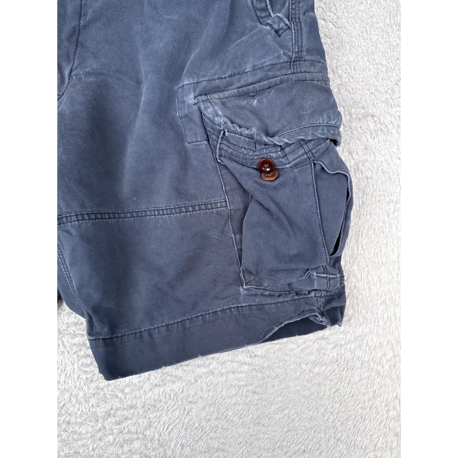 Polo Ralph Lauren Polo Ralph Lauren Shorts Men 35x10 Blue Cargo Utility Pockets 100% Cotton Casual Size US S / EU 44-46 / 1 - 2 Thumbnail