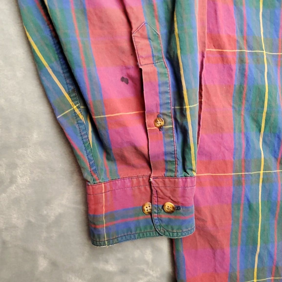 Abercrombie & Fitch VINTAGE Abercrombie & Fitch Shirt Mens XL Pink Plaid Button-Up 100% Cotton Casual Size US XL / EU 56 / 4 - 3 Thumbnail