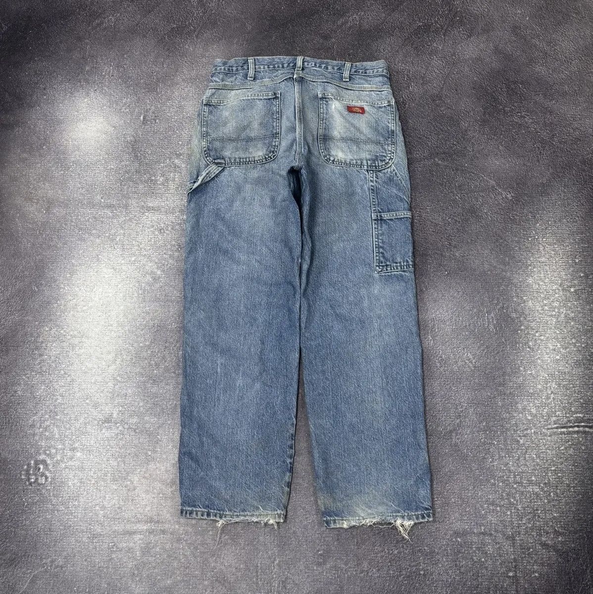 Dickies × Vintage Vintage Dickies USA Faded Blue Work Denim Baggy Jeans Size US 32 / EU 48 - 1 Thumbnail