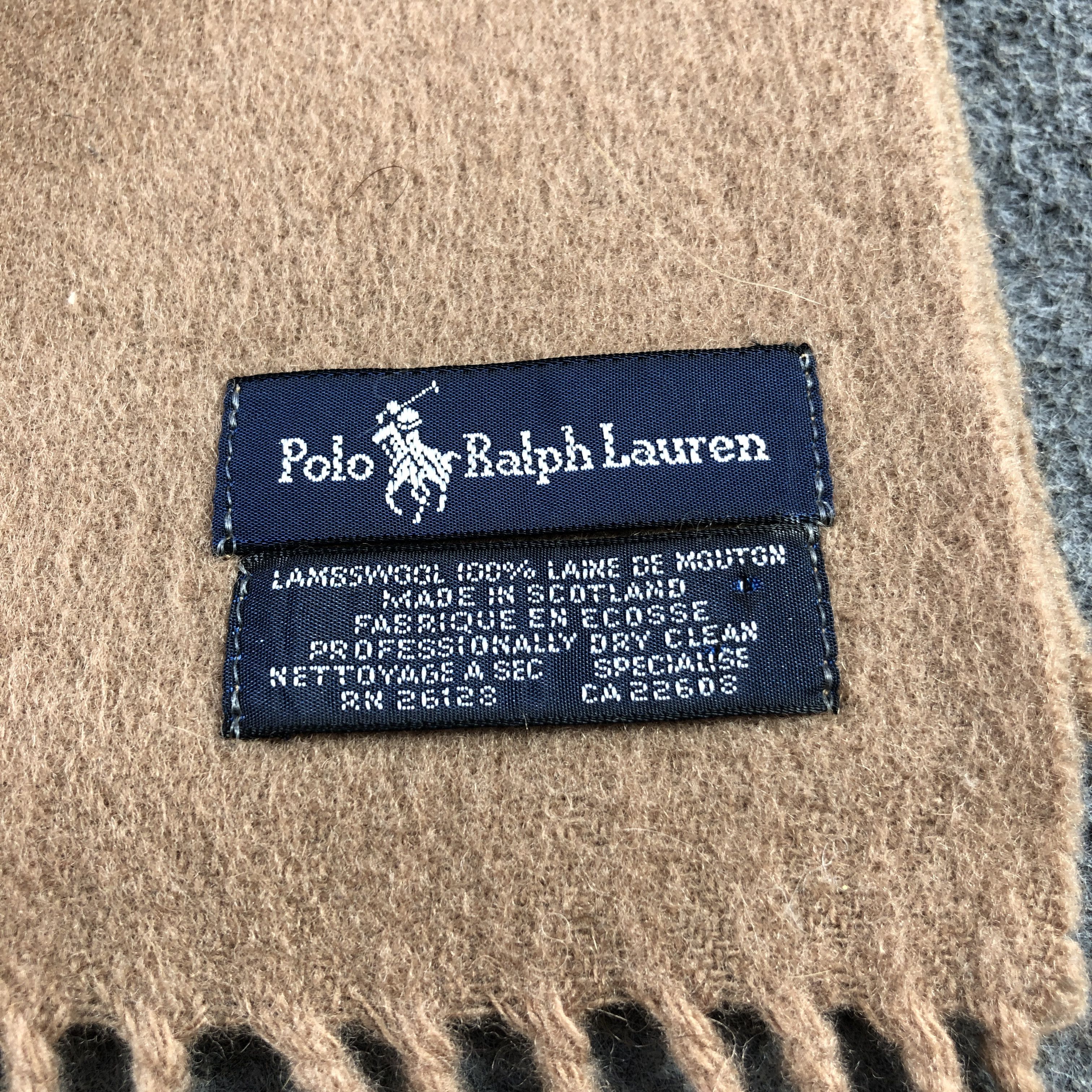 Polo Ralph Lauren Polo Ralph Lauren Wool Scarf Muffler V2936 Size ONE SIZE - 5 Thumbnail
