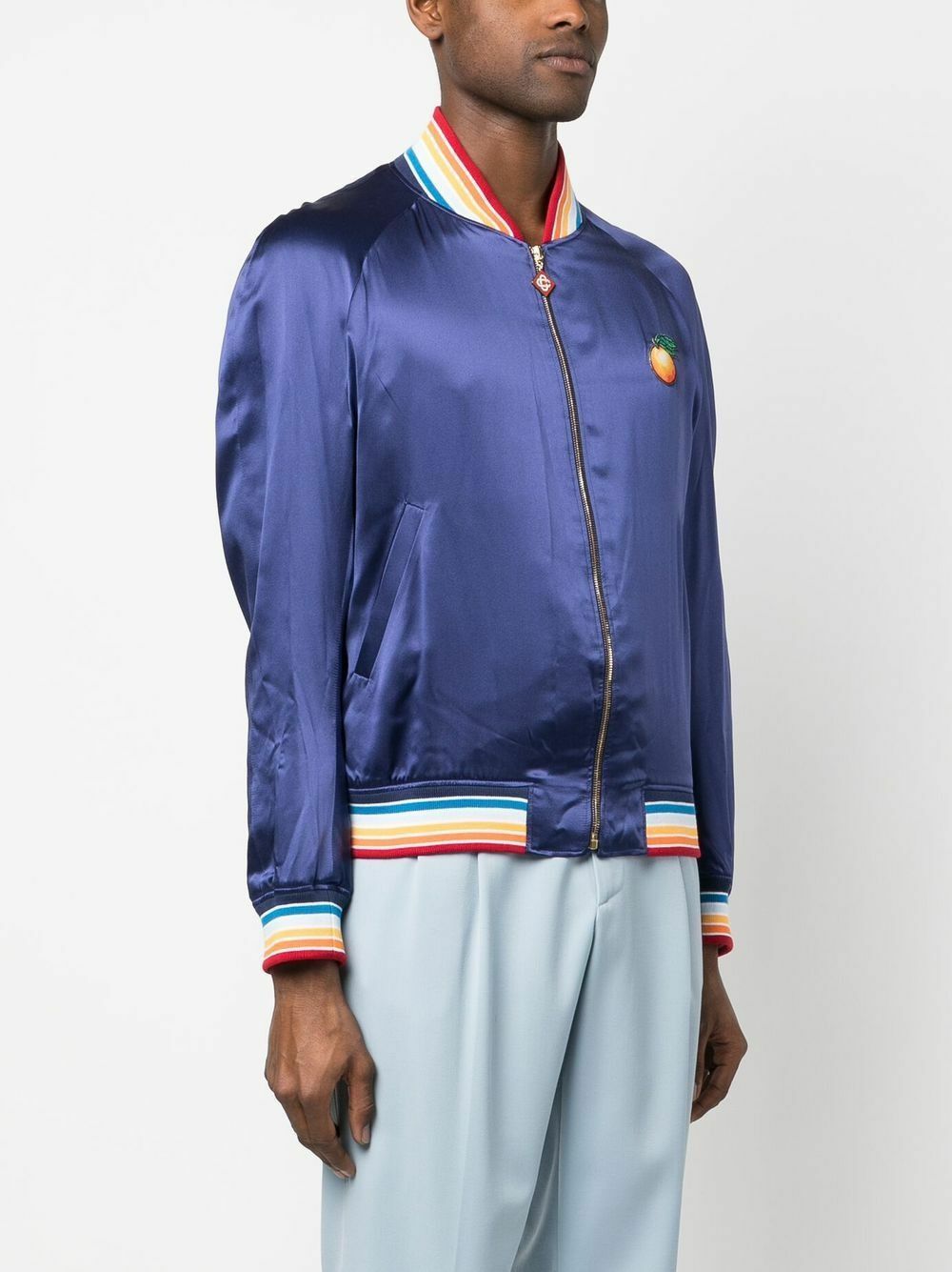 Casablanca o1y0526 Bomber Jacket in Multicolor Size US XL / EU 56 / 4 - 4 Thumbnail
