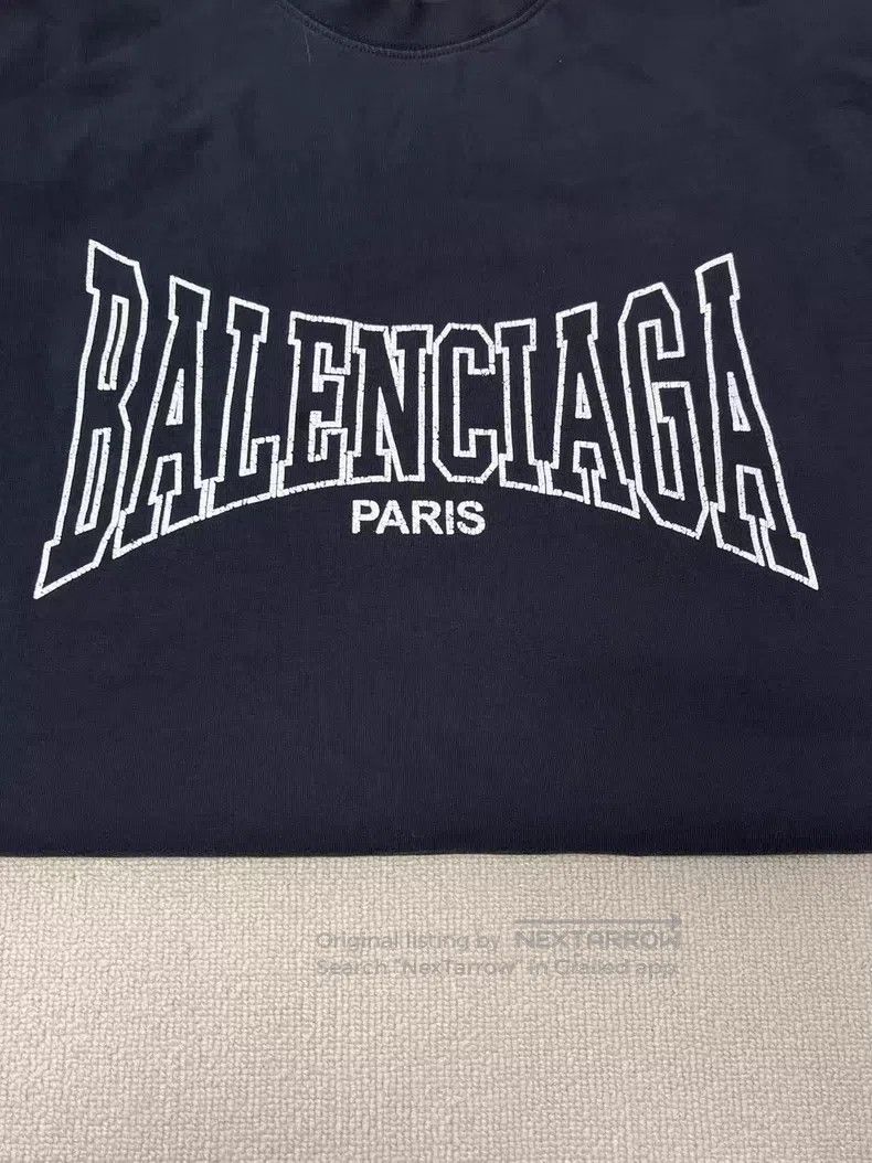 Balenciaga Balenciaga Letter Logo Printed Round Neck Short Sleeve T-S Size US S / EU 44-46 / 1 - 3 Thumbnail