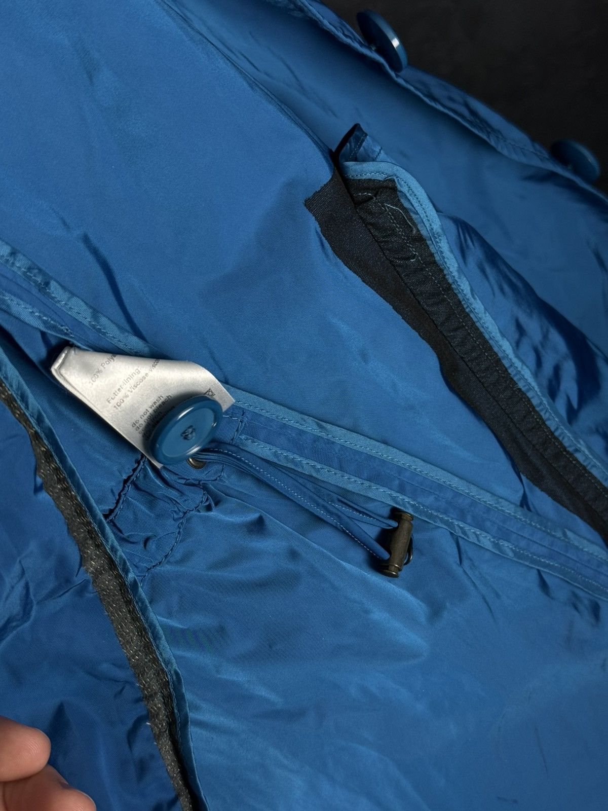 Akris Akris Punto Blue Lightweight Nylon Oversized Parka Jacket Size S / US 4 / IT 40 - 18 Thumbnail