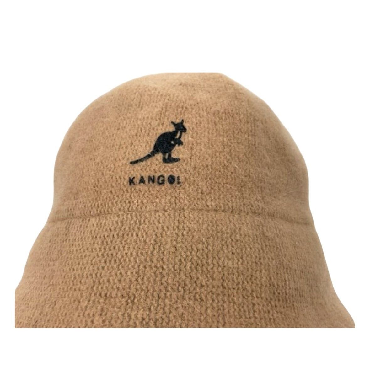 Kangol Kangol Angora Bucket Hat Camel Brown Textured Wool Blend Min Size ONE SIZE - 2 Thumbnail