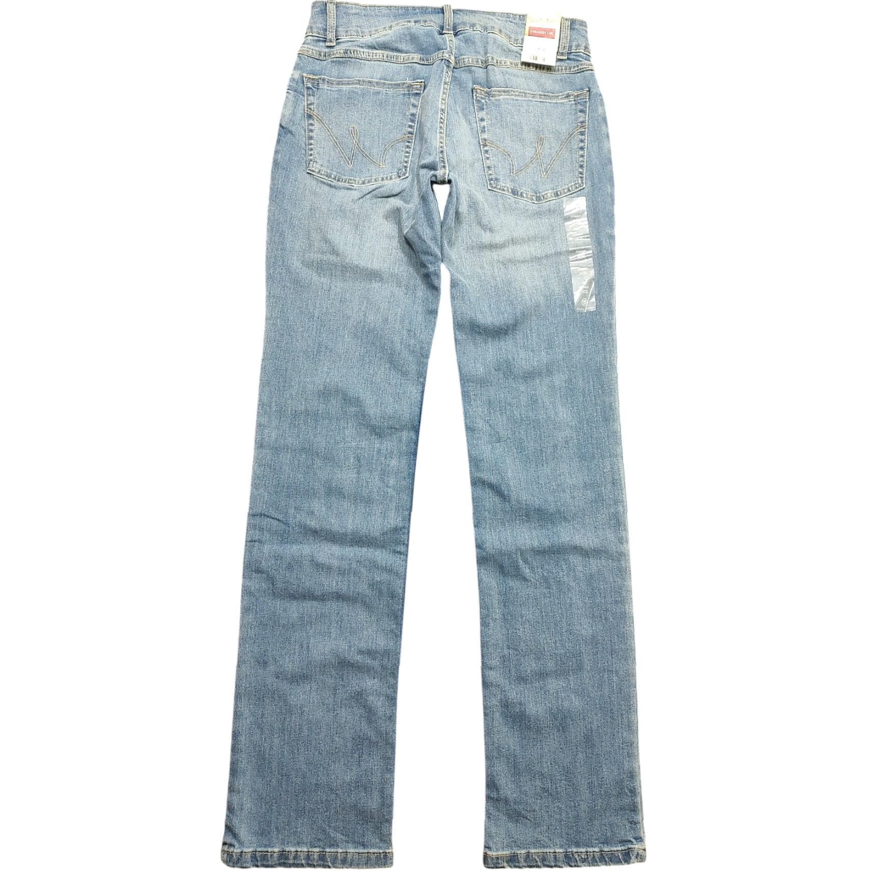 Wrangler VINTAGE Wrangler Jeans Womens 5-Pocket Straight Leg Blue Denim 28x32 Cowgirl Retro Western Womens Jeans Size 26" / US 2 / IT 38 - 2 Thumbnail