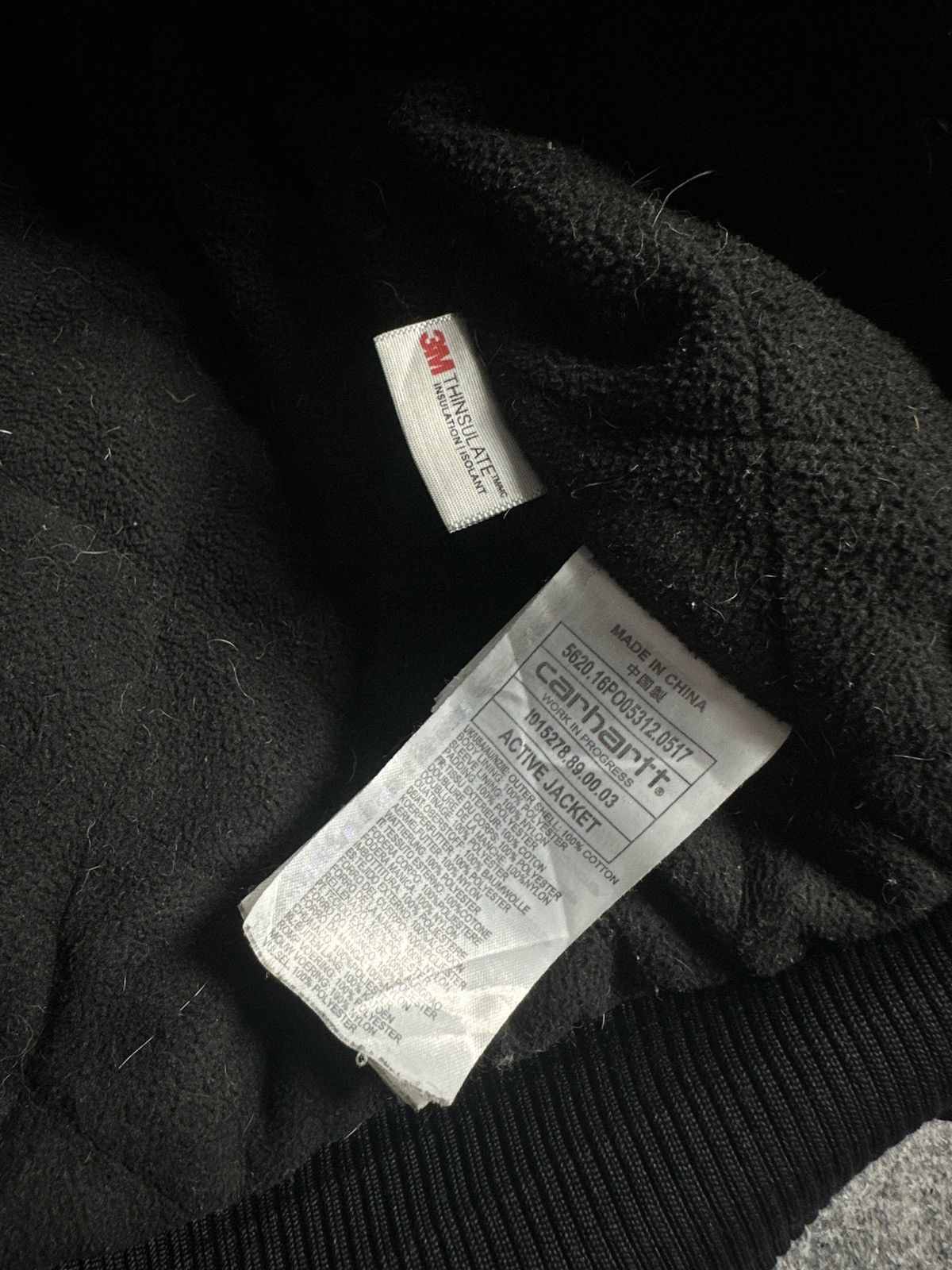 Carhartt Carhartt WIP Active Jacket Black Thinsulate Insulated Size US S / EU 44-46 / 1 - 9 Thumbnail