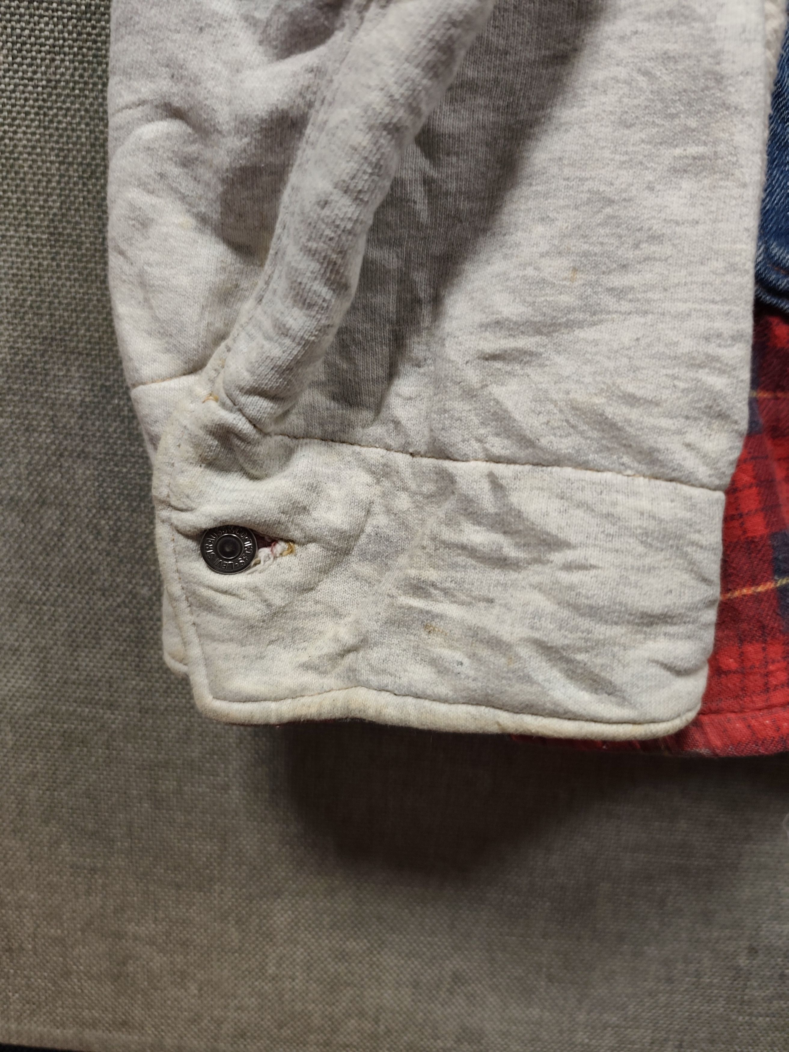 Levi's × Vintage Vintage 90s Levi's jacket patchwork made in usa Size US XL / EU 56 / 4 - 7 Thumbnail
