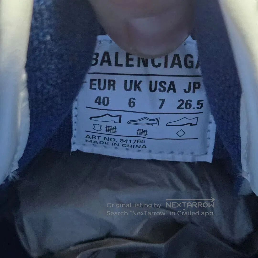 Balenciaga balenciaga hamptons white blue sneakers size 40. Size US 10 / EU 43 - 5 Thumbnail