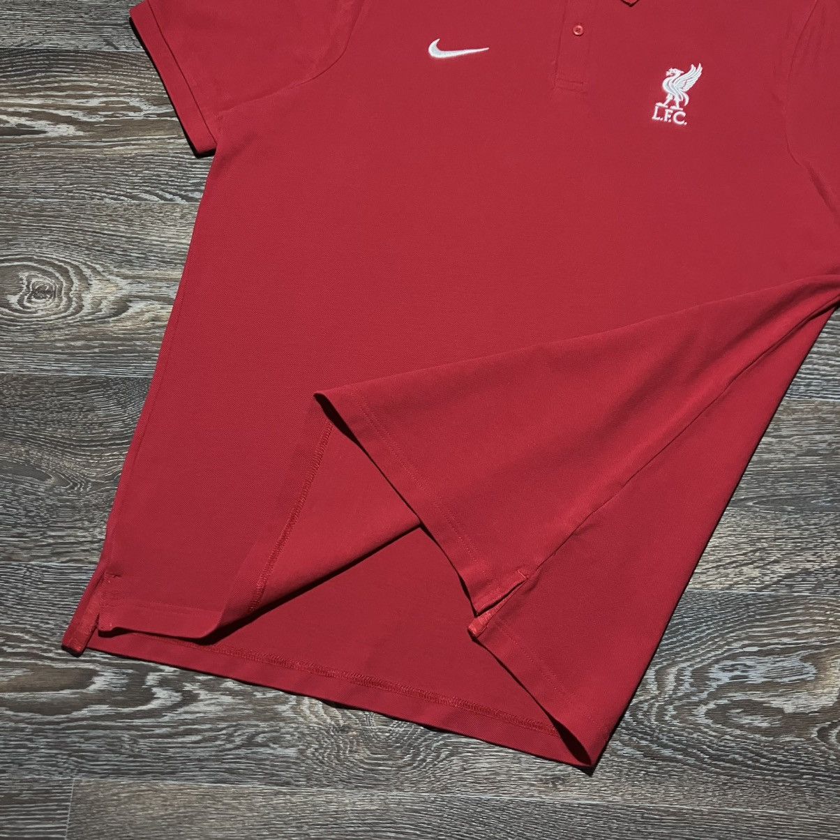 Nike Nike LIVERPOOL FC 2022/23 Lifestyle Travel Cotton Polo Shirt Size US XL / EU 56 / 4 - 3 Thumbnail