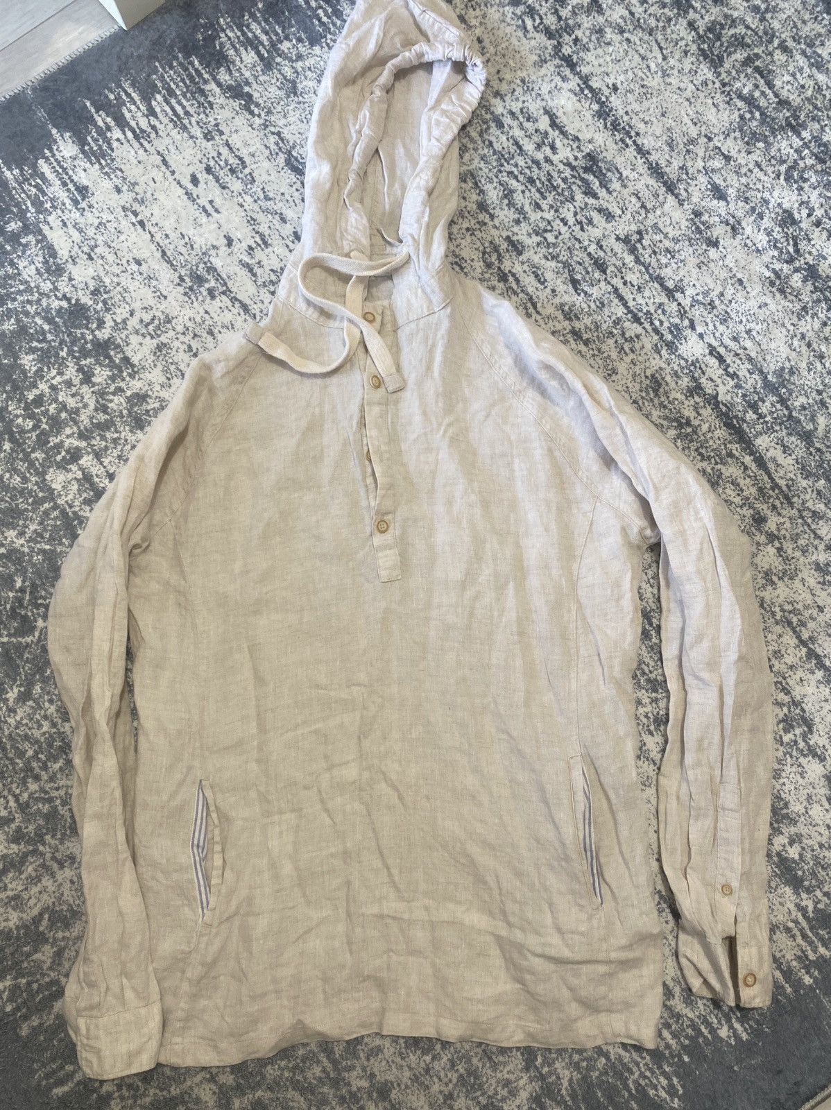 Zara Zara linen hoodie Size US M / EU 48-50 / 2 - 1 Thumbnail