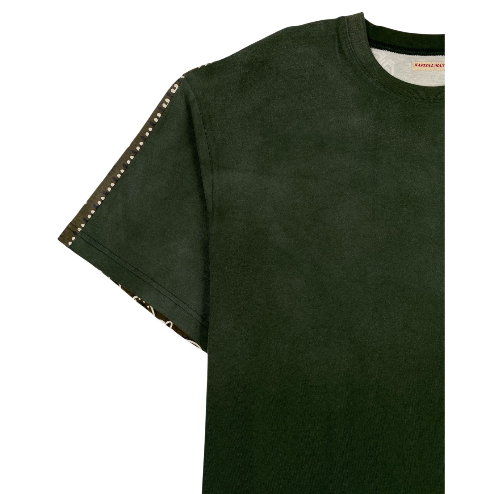 Kapital Kapital Green Paisley Print Tee Size US L / EU 52-54 / 3 - 8 Thumbnail