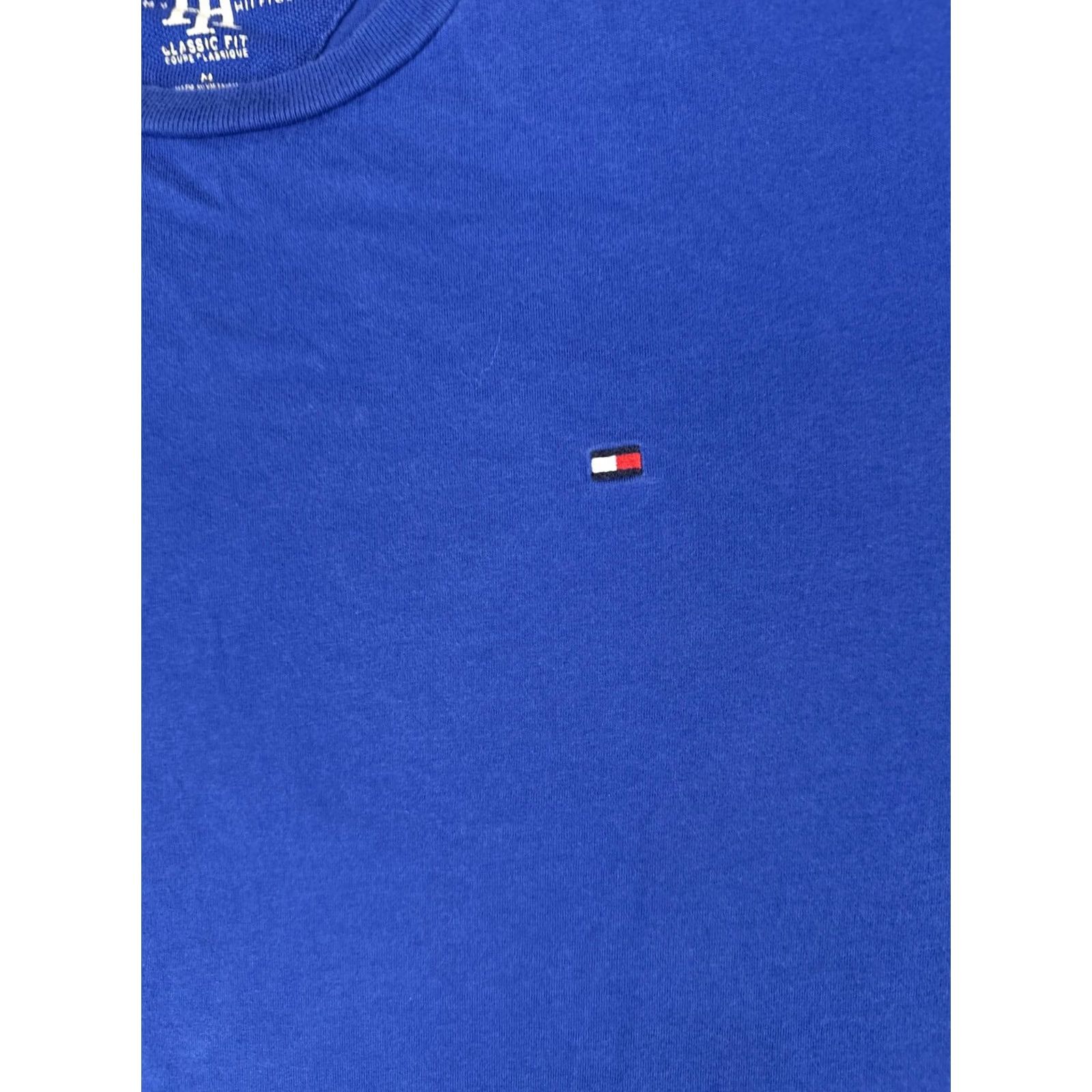 Tommy Hilfiger Tommy Hilfiger Shirt Mens M Blue Crew Neck Short Sleeve Logo Tagless Cotton T-Shirt Size US M / EU 48-50 / 2 - 6 Thumbnail