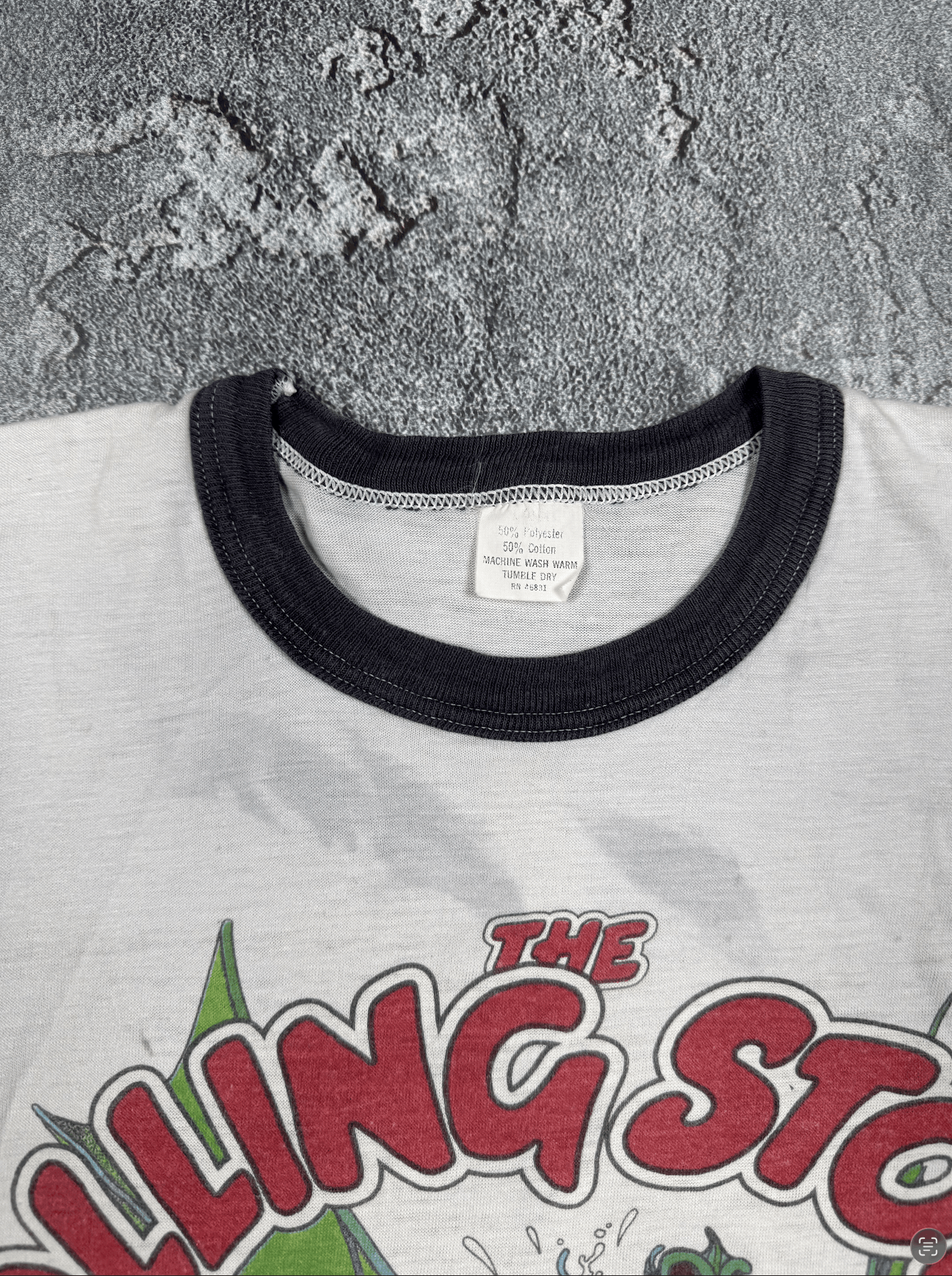 Vintage The Rolling Stones Europe Tour 1982 VTG T-Shirt Tee Size M Size US M / EU 48-50 / 2 - 5 Thumbnail