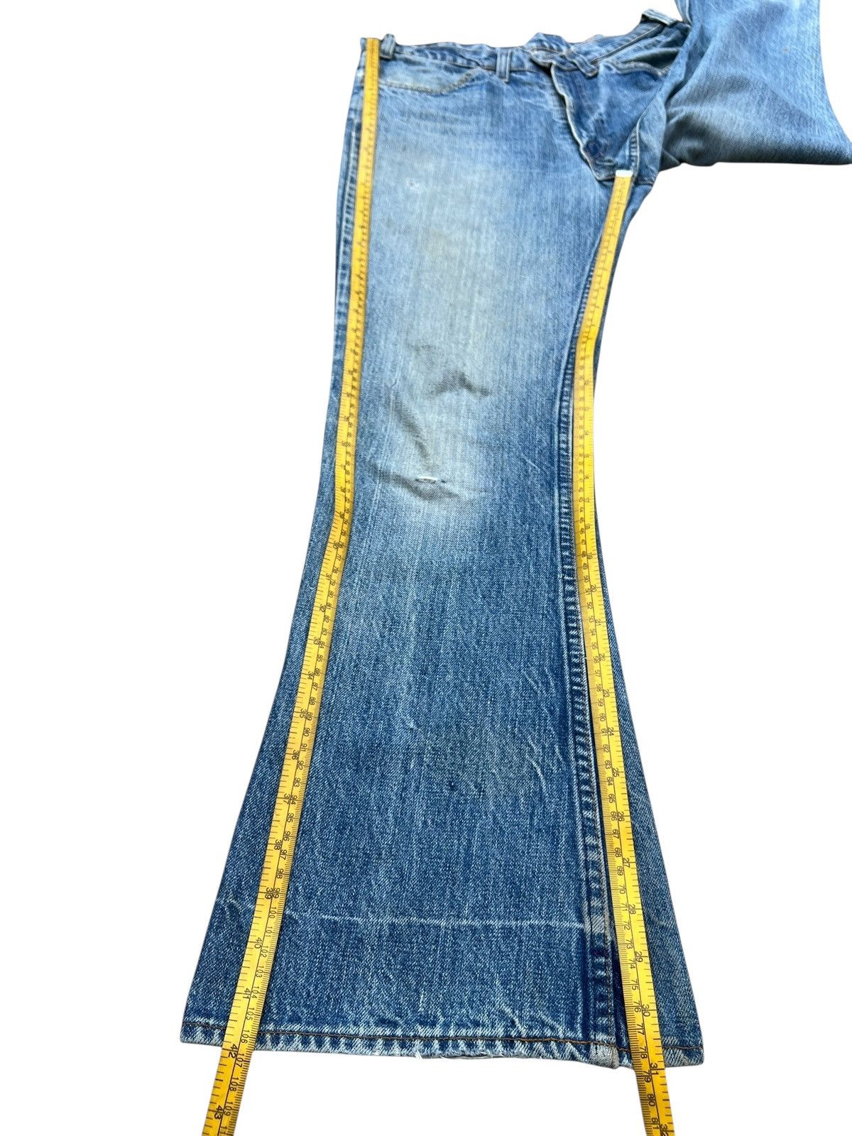 Levi's Vintage 60s Levis 646 Bootcut Distressed Denim Jeans 32x31 Size US 32 / EU 48 - 14 Thumbnail