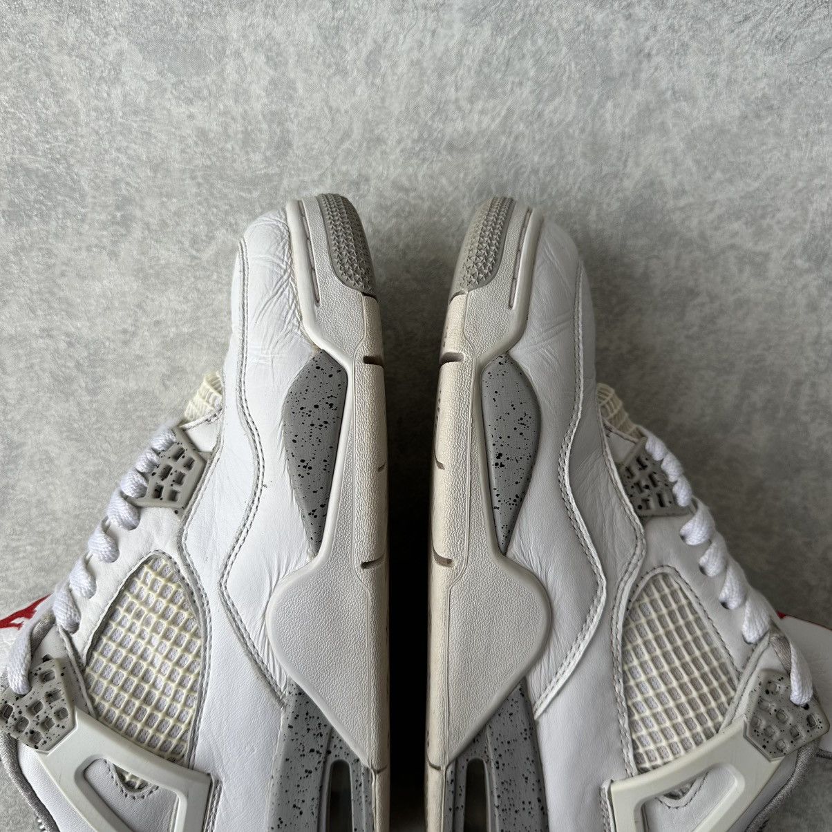 Jordan Brand Nike Air Jordan 4 White Oreo Og Tech Grey Sneakers Size US 7.5 / EU 40-41 - 15 Thumbnail