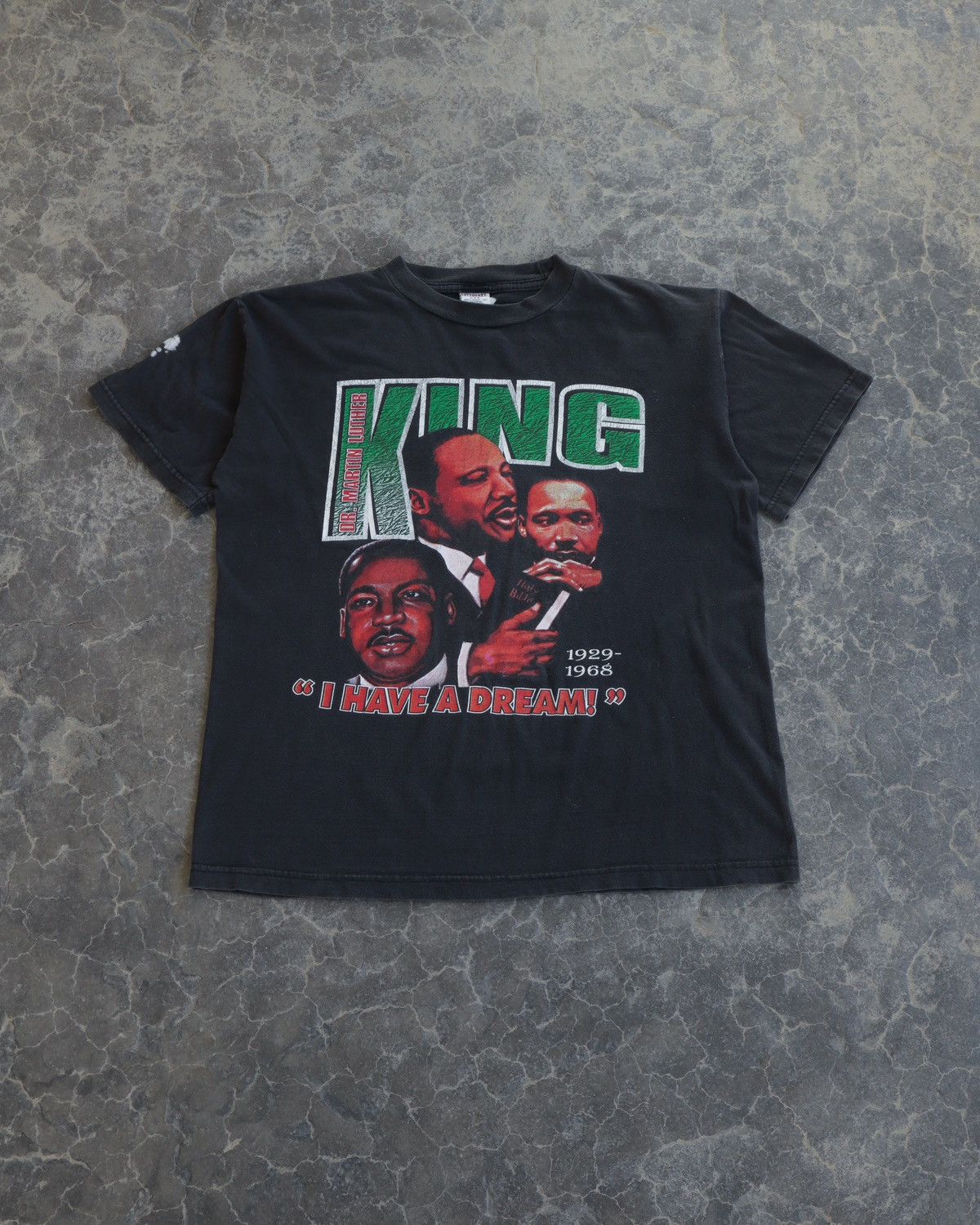 Rap Tees Vintage 1990s MLK Faded Rap Tee RARE GRAIL Size US L / EU 52-54 / 3 - 1 Thumbnail