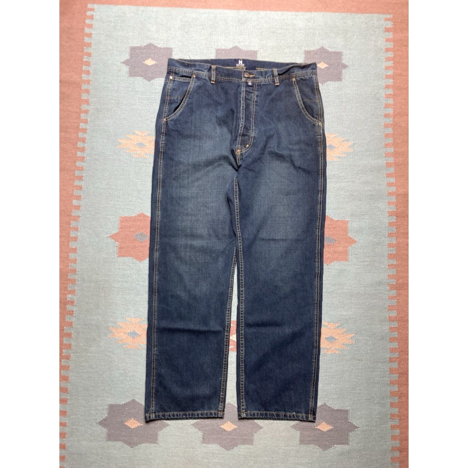 Nautica Vintage Y2K Nautica Wide Leg Dark Wash Jeans 38 Regular Blue User: Vintage Y2K Nautica Wide Leg Dark Wash Jeans Size 38 Regular Blue Size US 38 / EU 54 - 4 Thumbnail