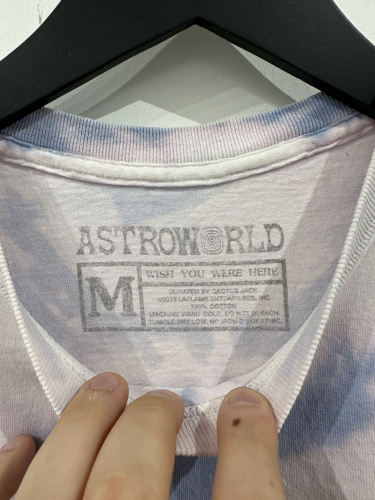 Travis Scott Travis Scott Tie Dye Astroworld Tour Tee Size M Size US M / EU 48-50 / 2 - 6 Thumbnail