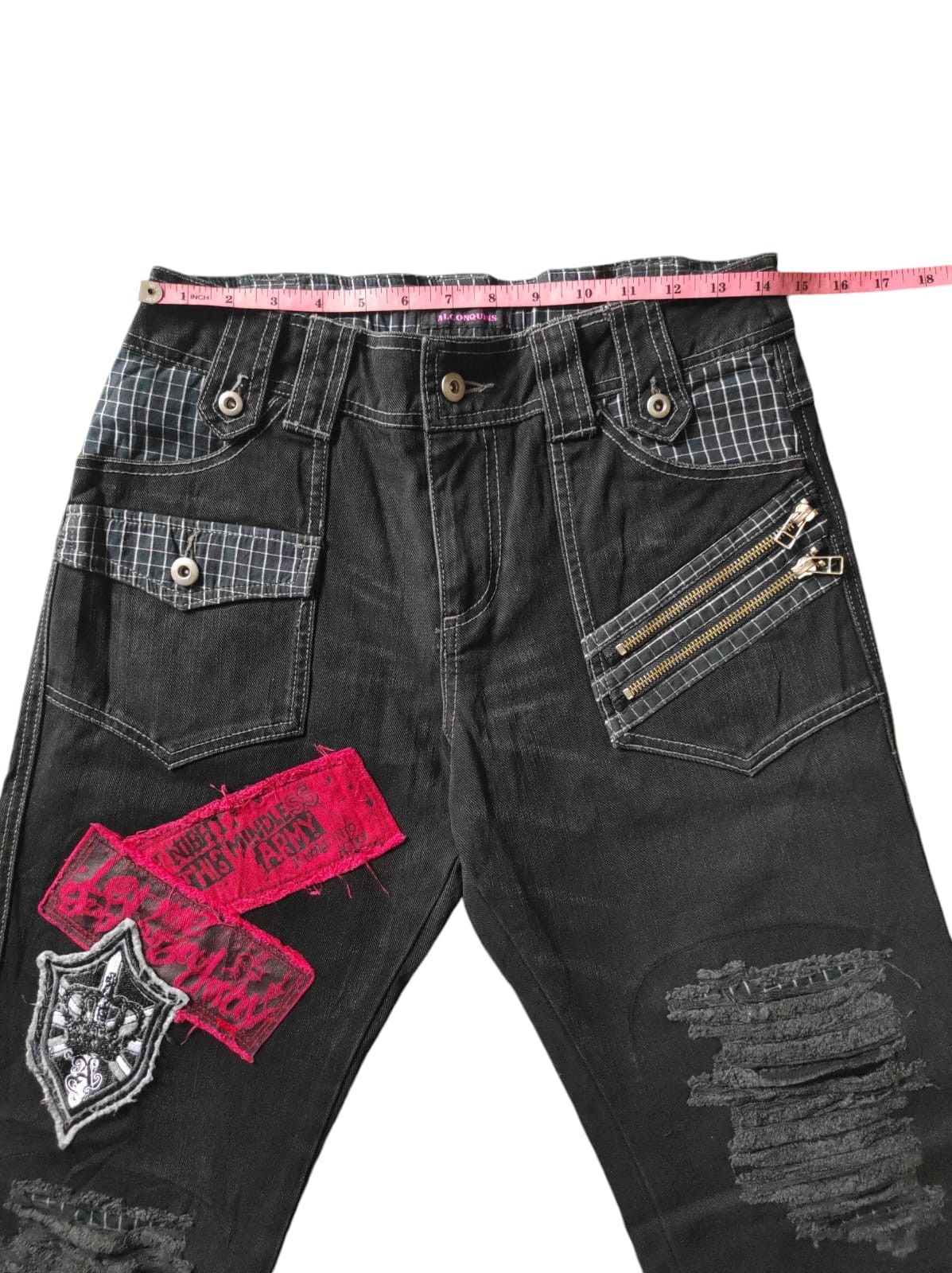 Hysteric Glamour Vintage Algonquins Punk Bondage Ankle Zip RARE Pant Size US 30 / EU 46 - 17 Thumbnail