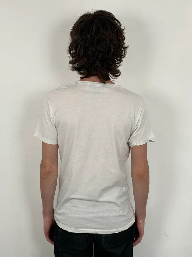 Marc Jacobs 2000s Marc Jacobs White Motorcycle T-Shirt Size US S / EU 44-46 / 1 - 3 Thumbnail