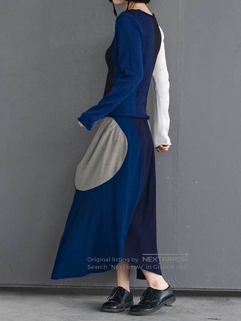 Comme des Garcons Comme Des Garcons size M Blue series deformation splicing Size 24" / US 00 / IT 34 - 3 Thumbnail